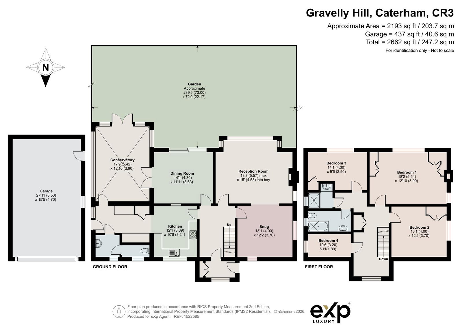 The Beeches, Gravelly Hill, Caterham floorplan