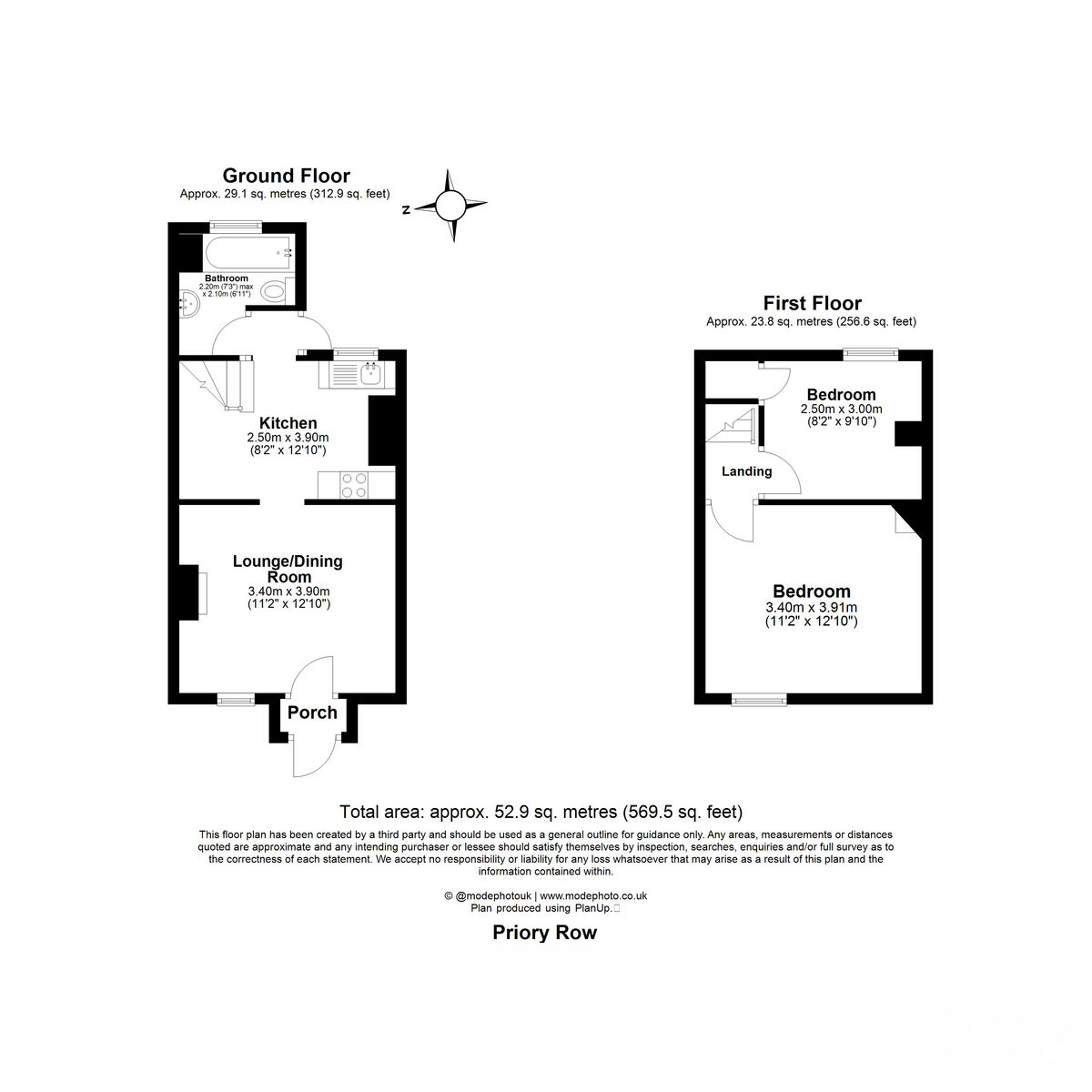 6, Priory Row, Widford floorplan
