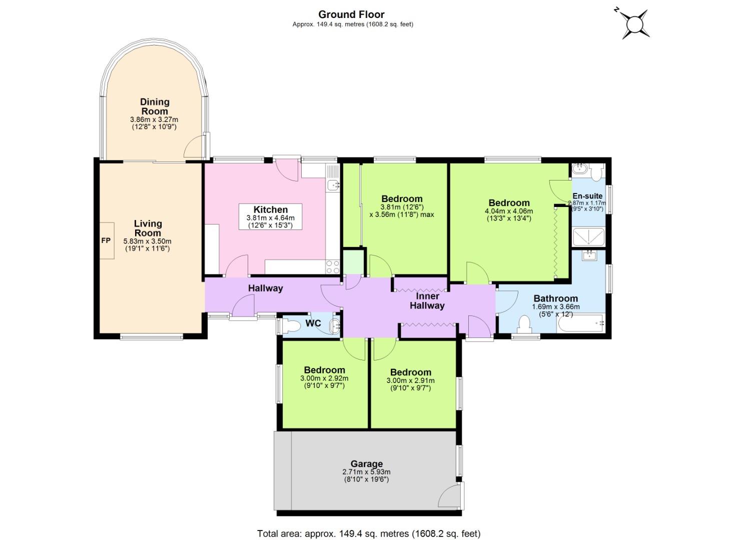 30, Green Platt, Nottingham floorplan