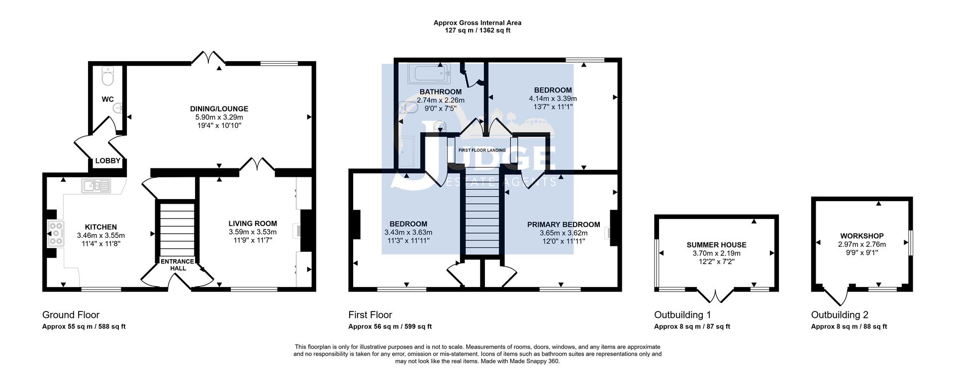 75, Main Street, Desford floorplan