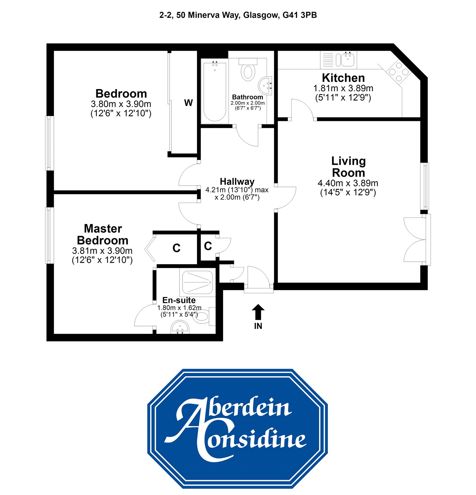 2 Bedrooms Flat for sale in 2/2, Minerva Way, Finnieston, Glasgow G3