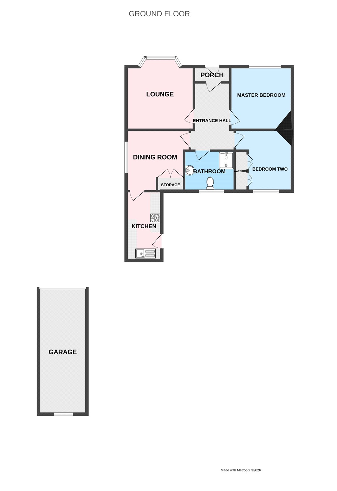60, Rowan Crescent, West Midlands floorplan