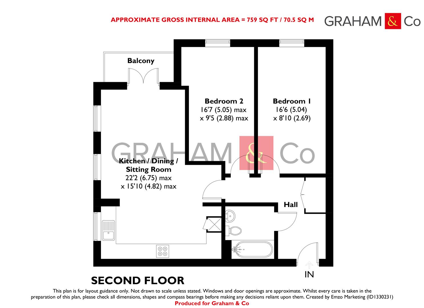 70, Locksbridge Road, Andover floorplan