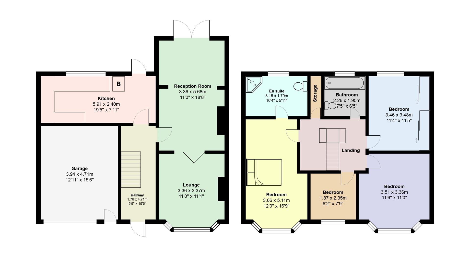 80, Granada Road, Manchester floorplan