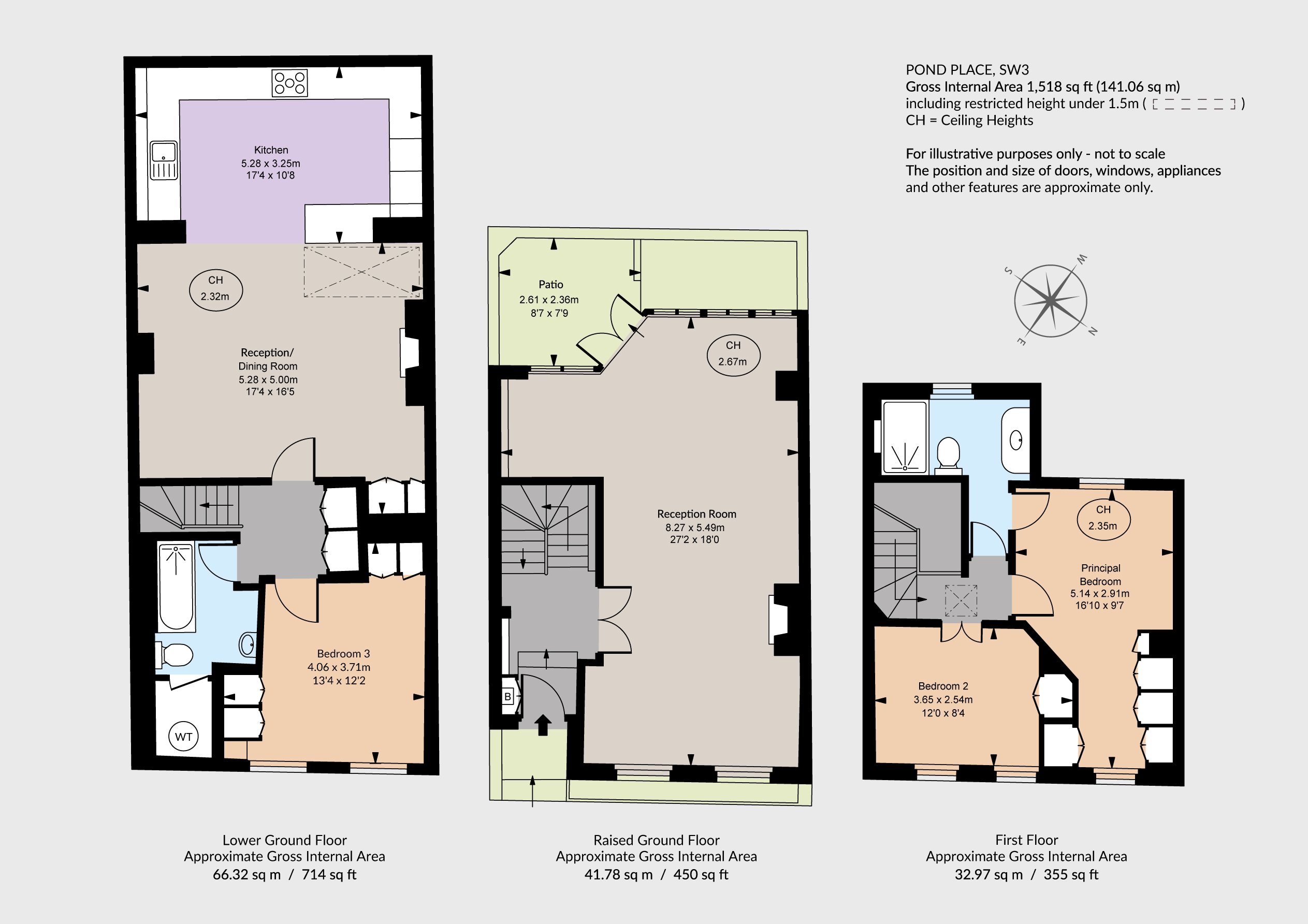 28, Pond Place, London floorplan