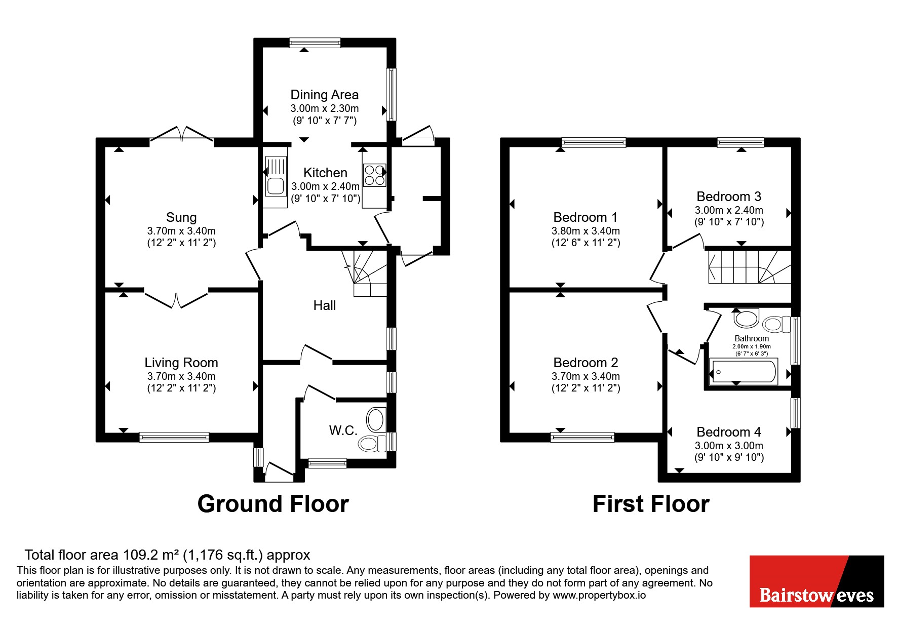 146, Russell Drive, Nottingham floorplan