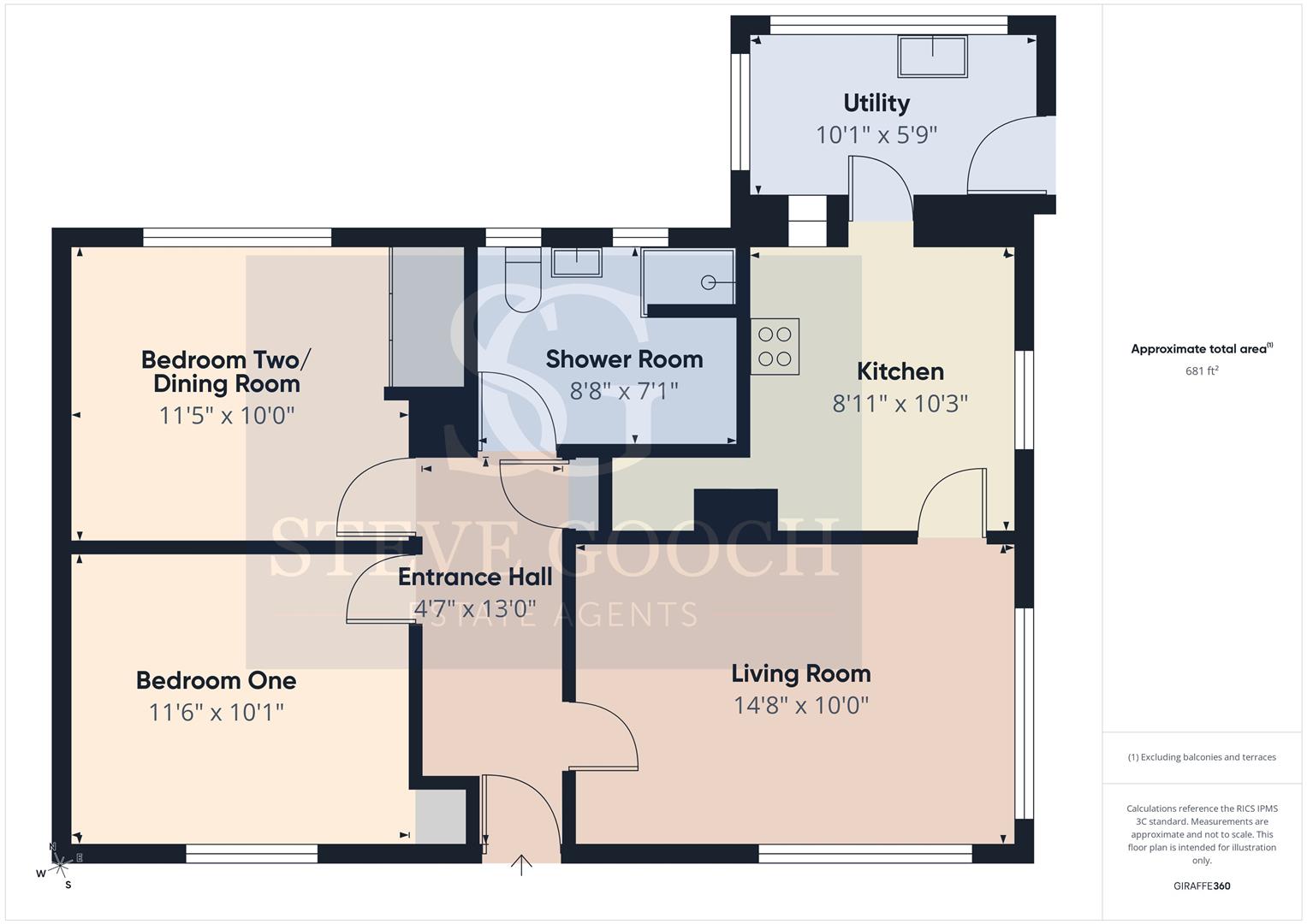 Fairview Cottage, The Slad, Newnham floorplan