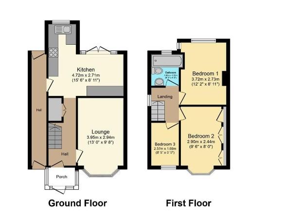98, Whitecroft Road, Birmingham floorplan