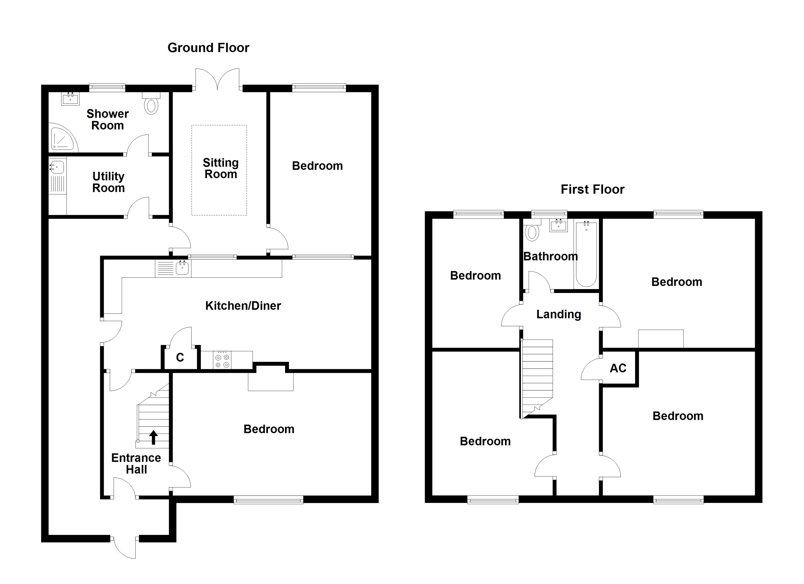 58, The Commons, Prettygate, Essex floorplan