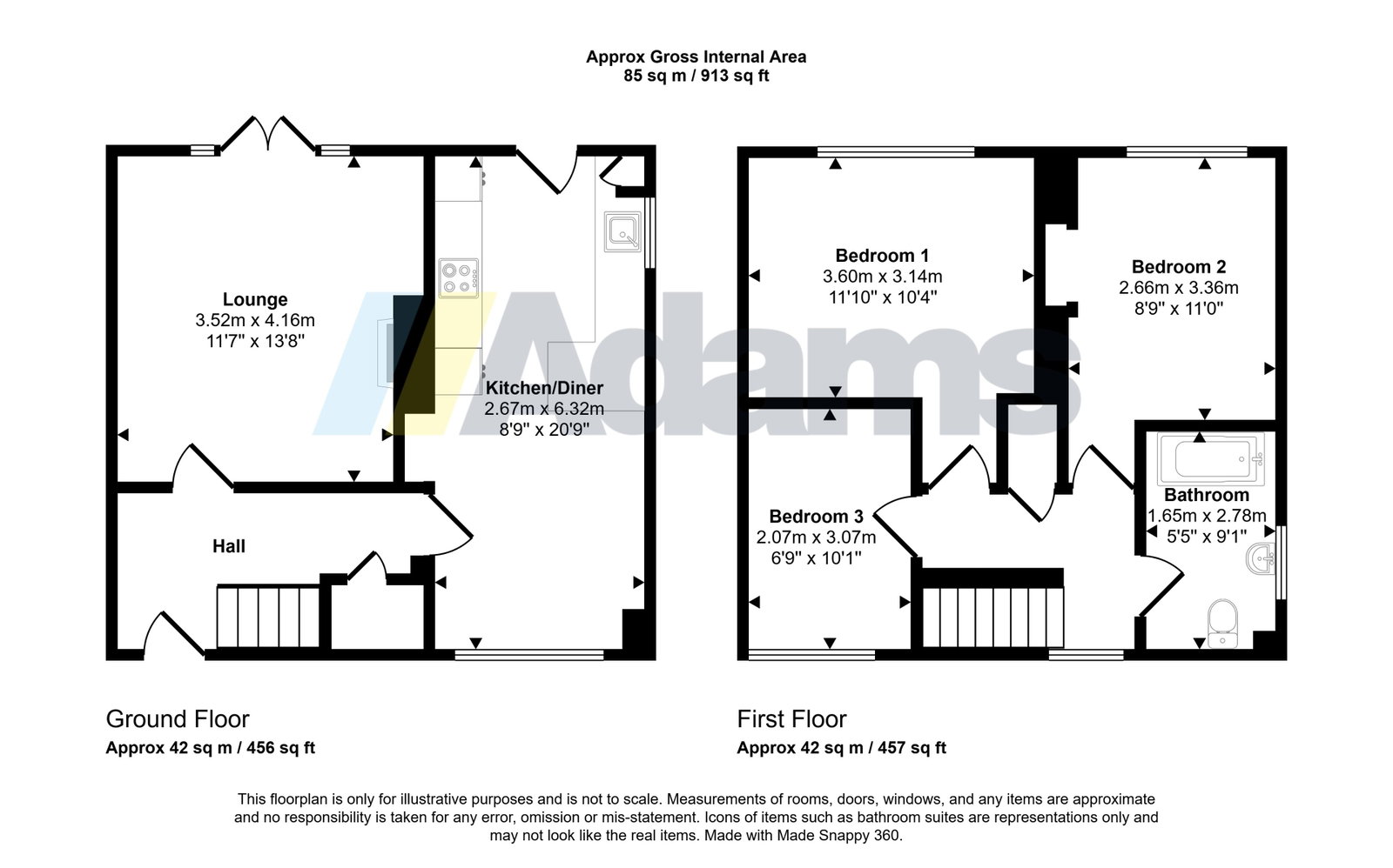 12, Bancroft Road, Widnes floorplan