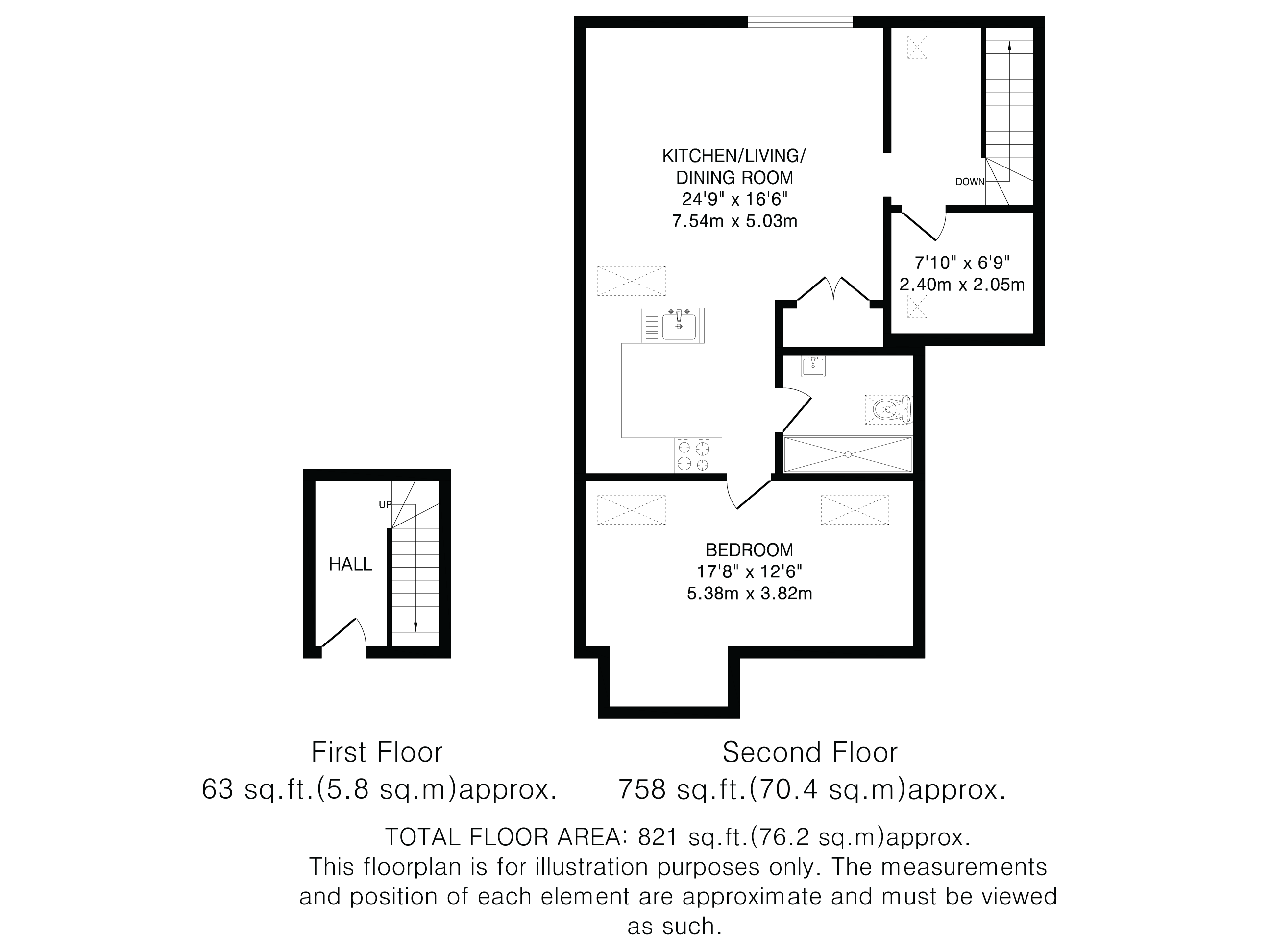 53a, Great North Road, Hertfordshire floorplan