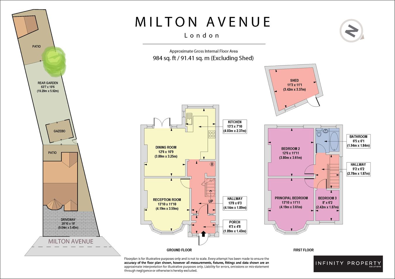 21, Milton Avenue, London floorplan