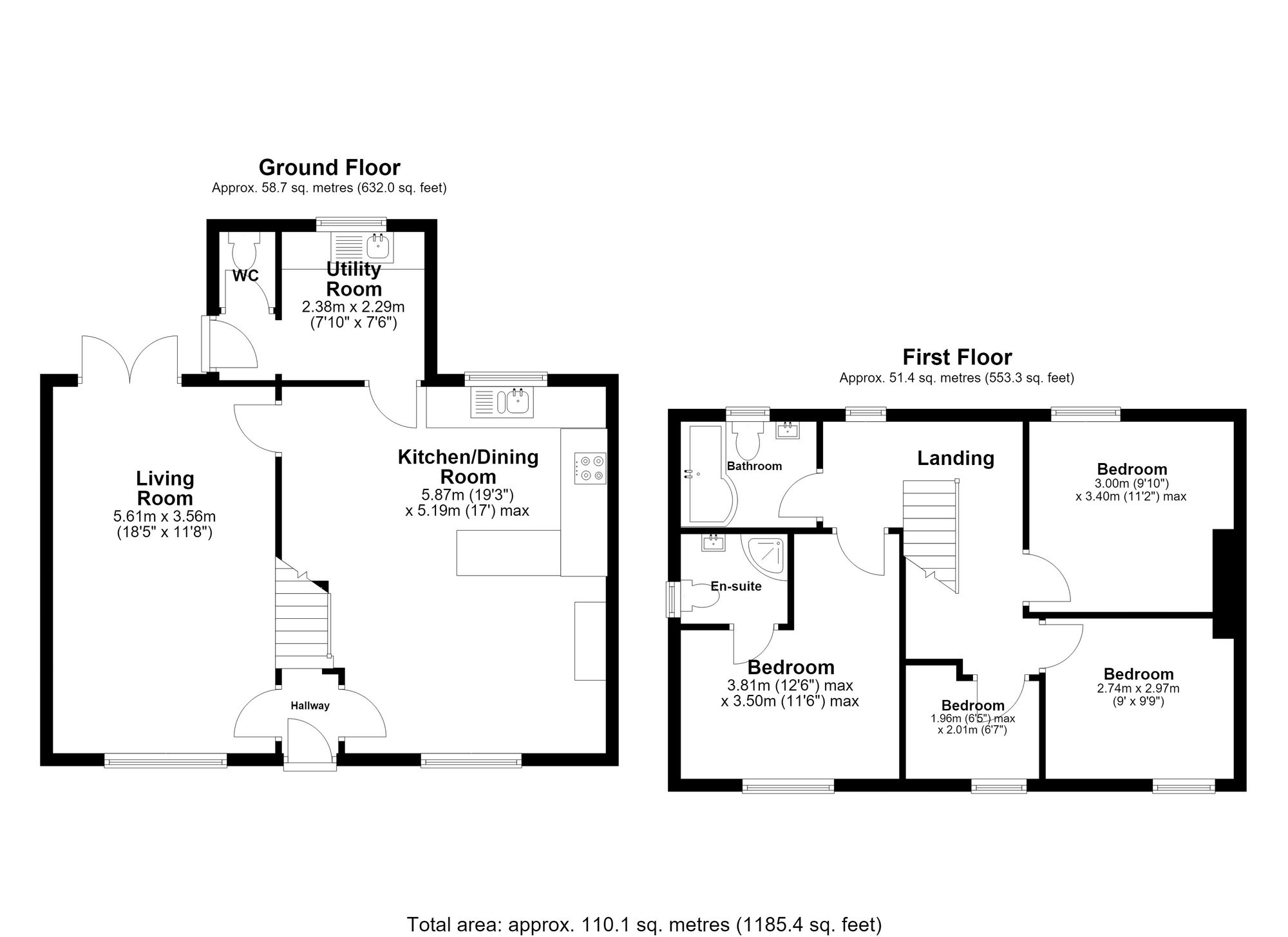 33 Hollow Way, Chippenham floorplan