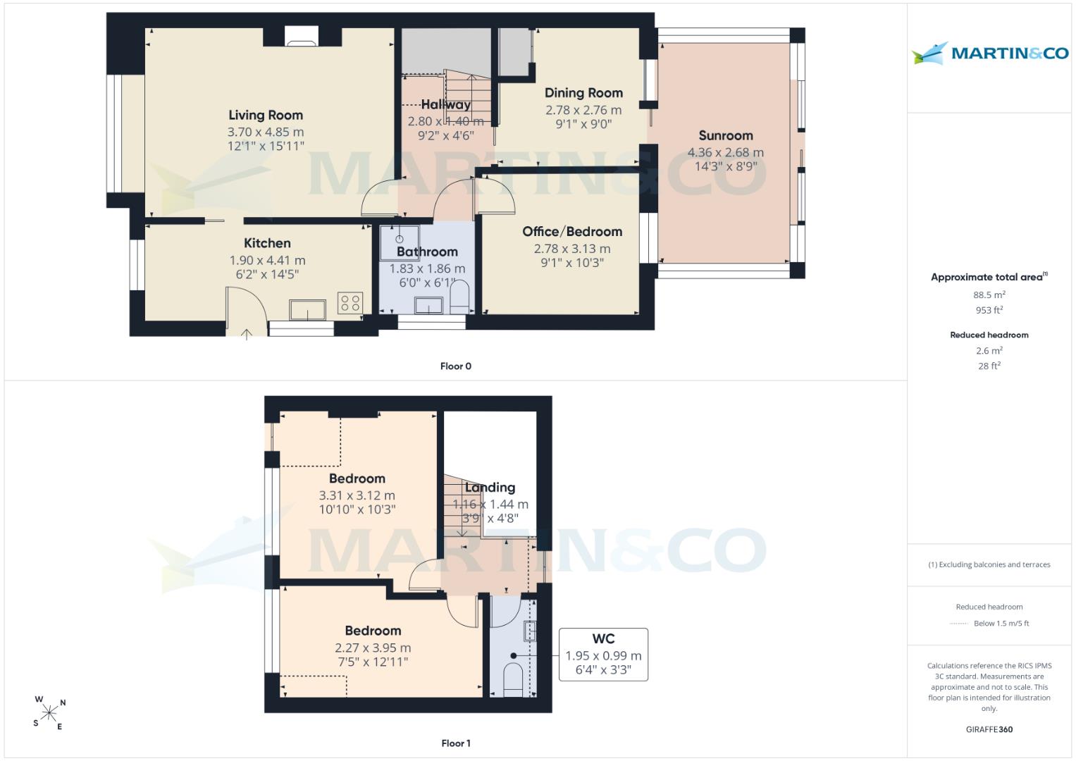 67, Broadway, Lincoln floorplan