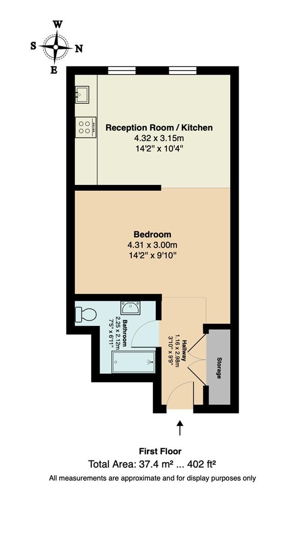 Apt 8, 102, Hollybush Gardens, Bethnal Green floorplan