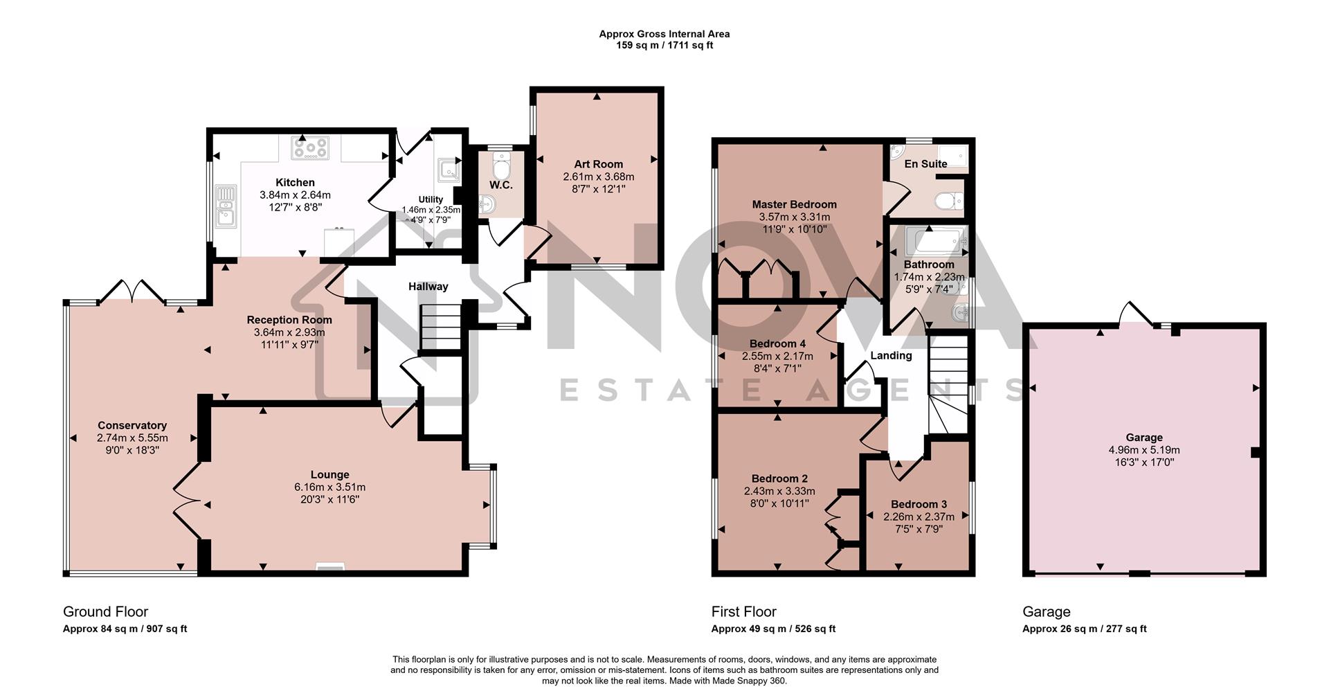 12, Perrymead, Luton floorplan
