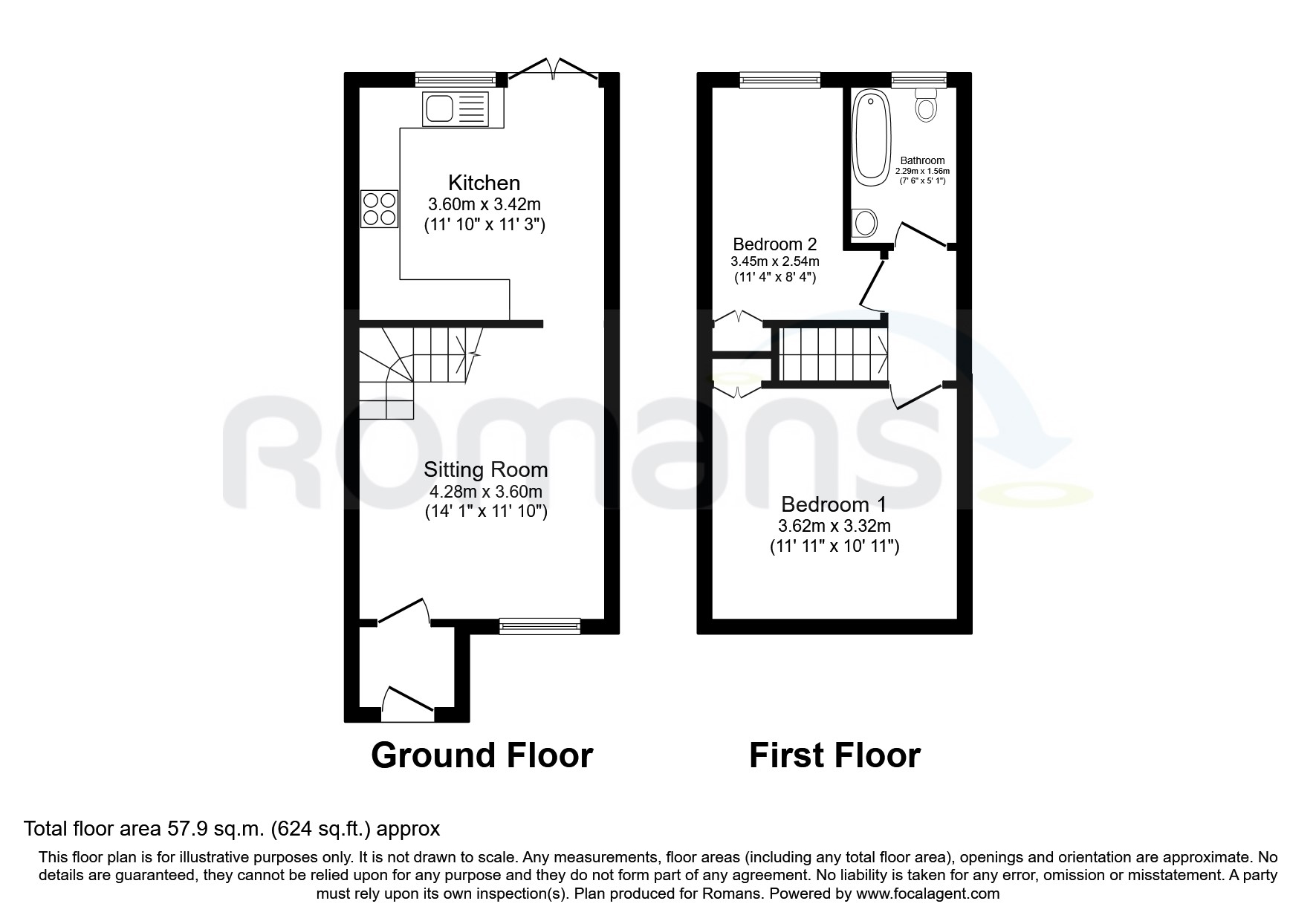 56, Crofton Close, Bracknell floorplan
