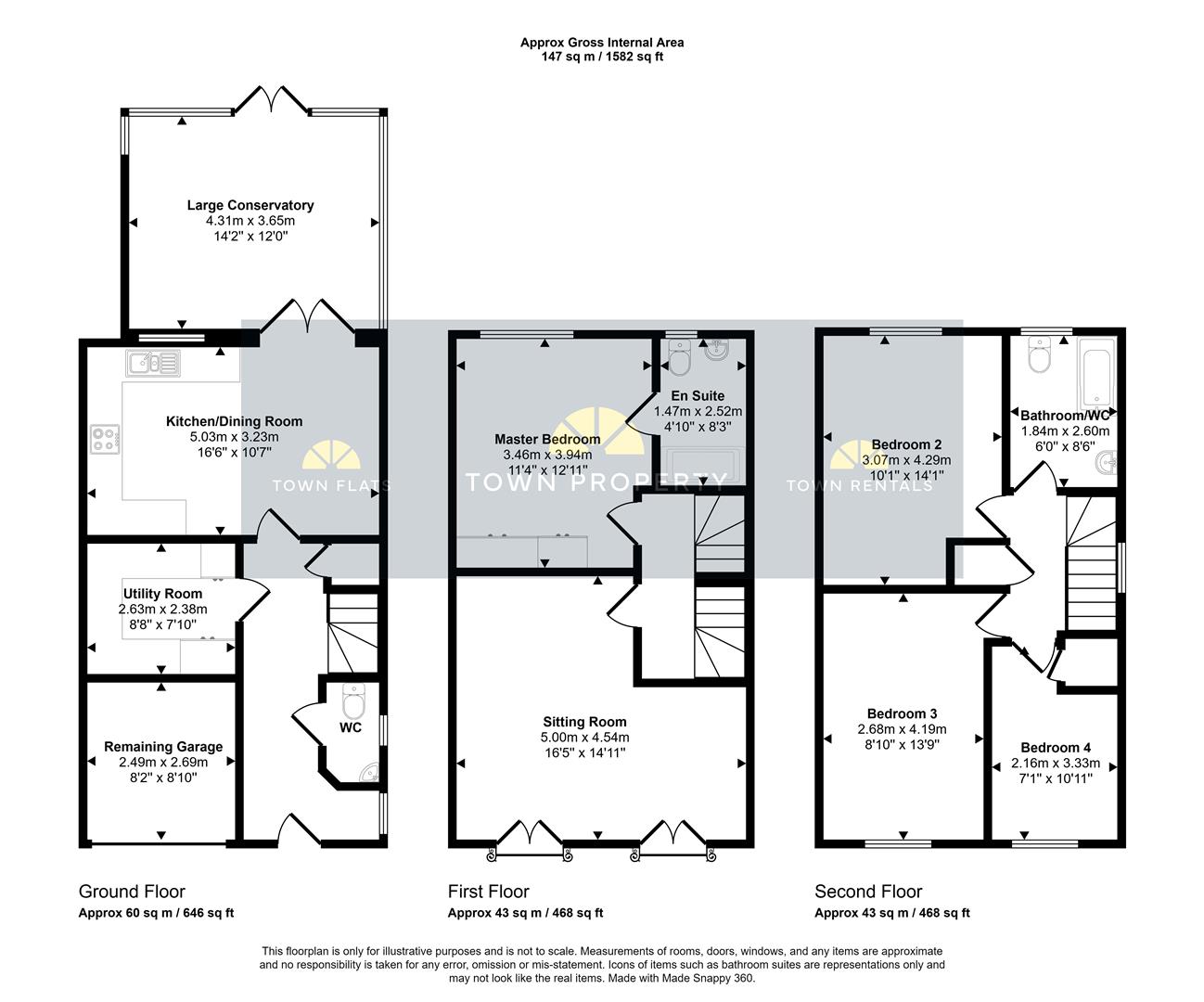 15, San Diego Way, Eastbourne floorplan