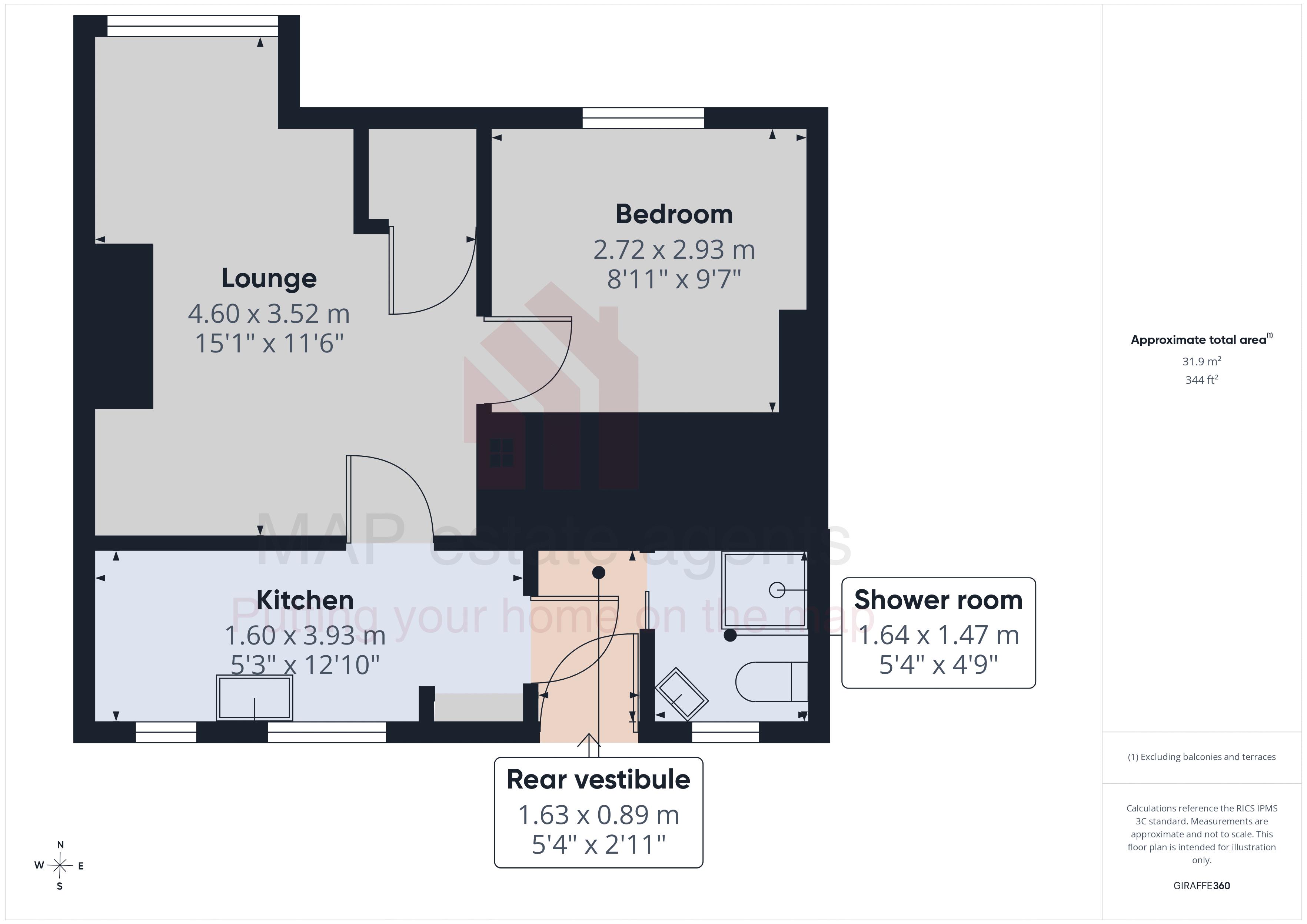 13, Penalverne Crescent, Penzance floorplan
