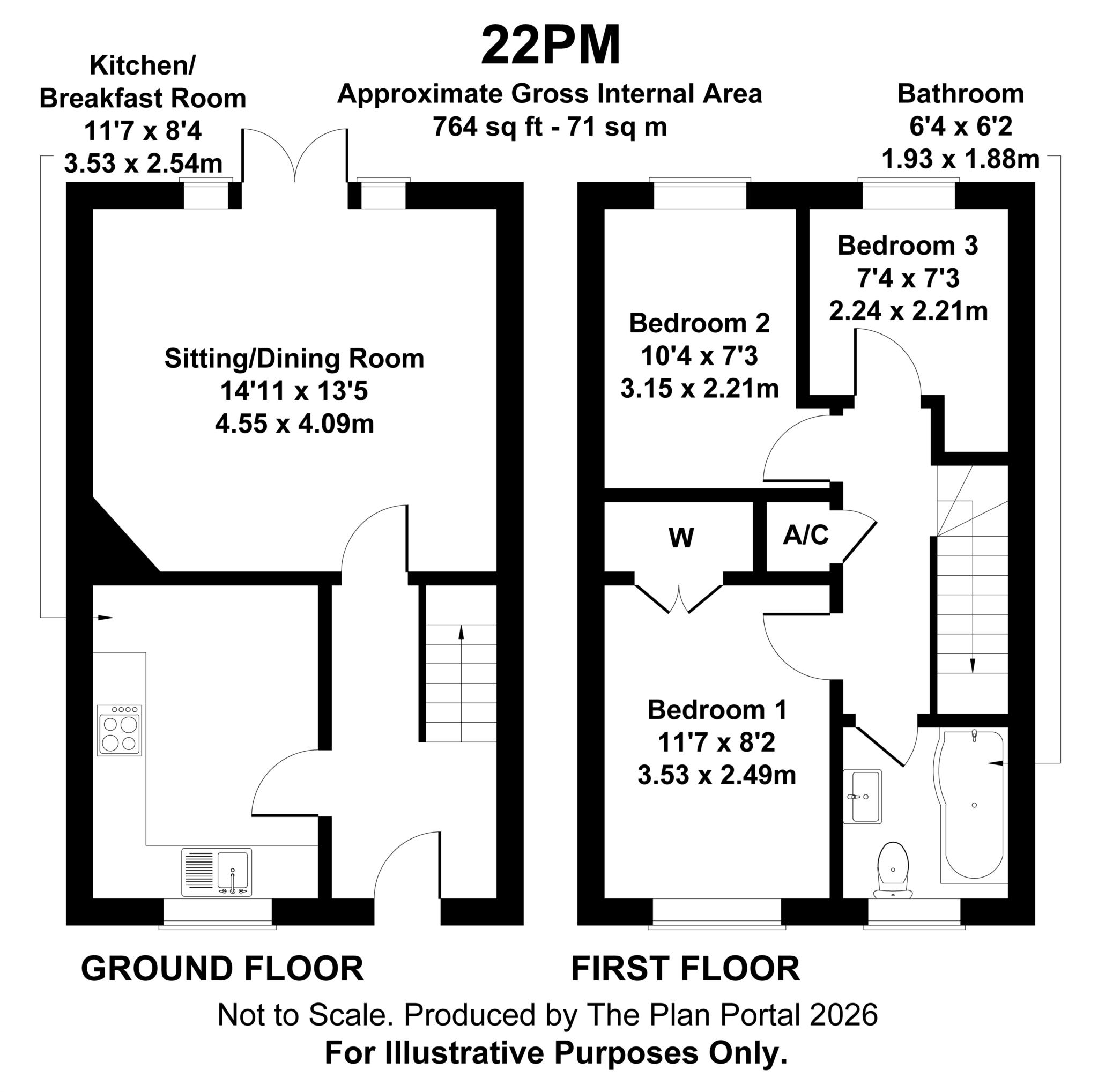 22, Plumbley Meadows, Blandford Forum floorplan