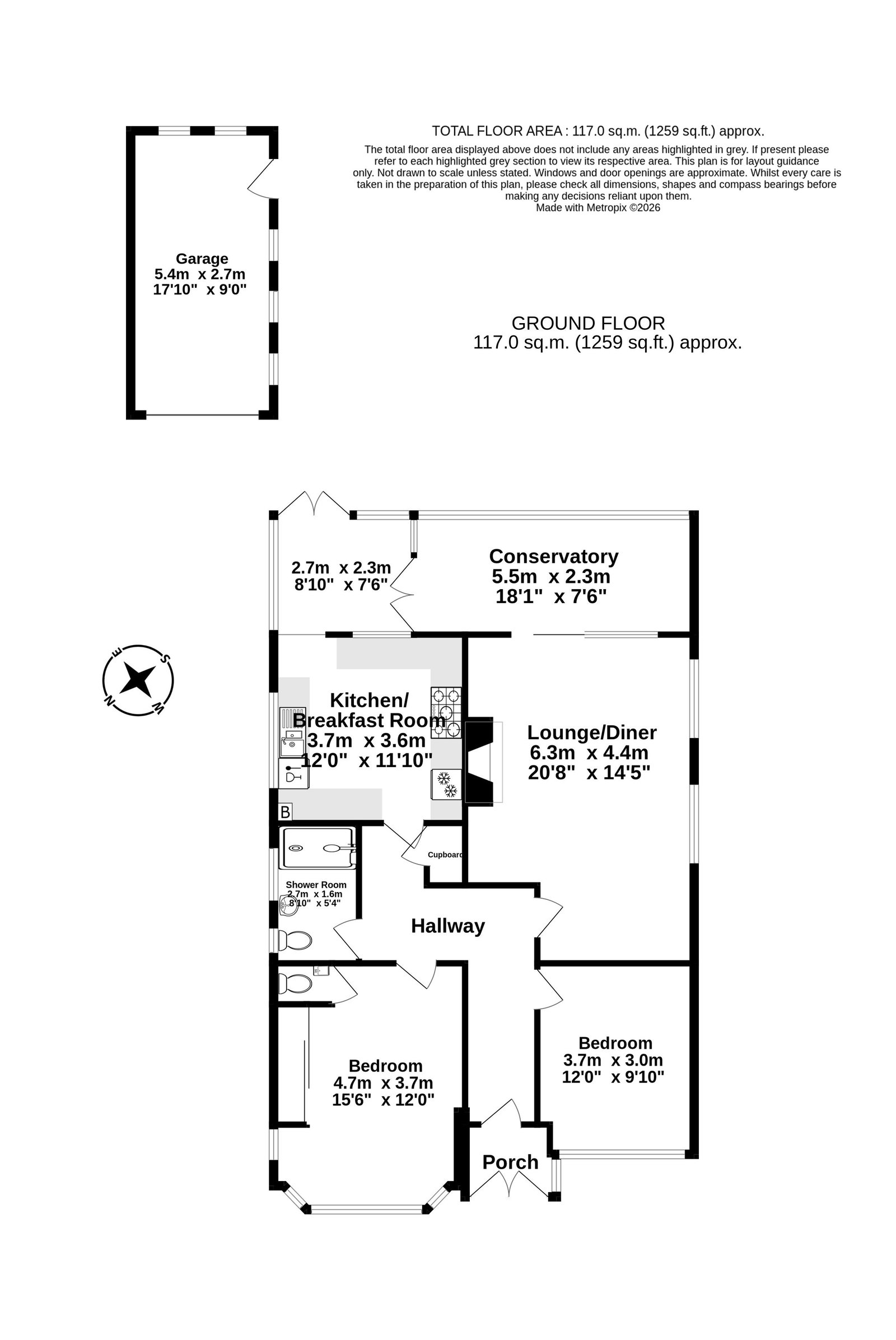 106, Botany Road, Broadstairs floorplan