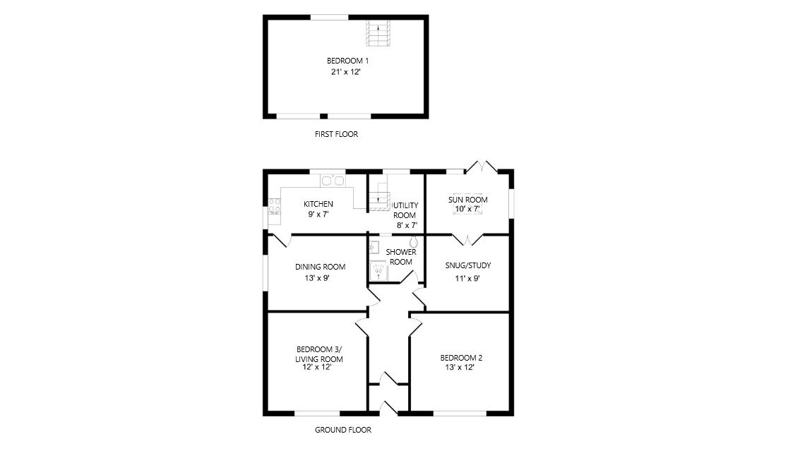 Merthyr Dyfan Road, Barry CF62, 3 bedroom detached bungalow for sale
