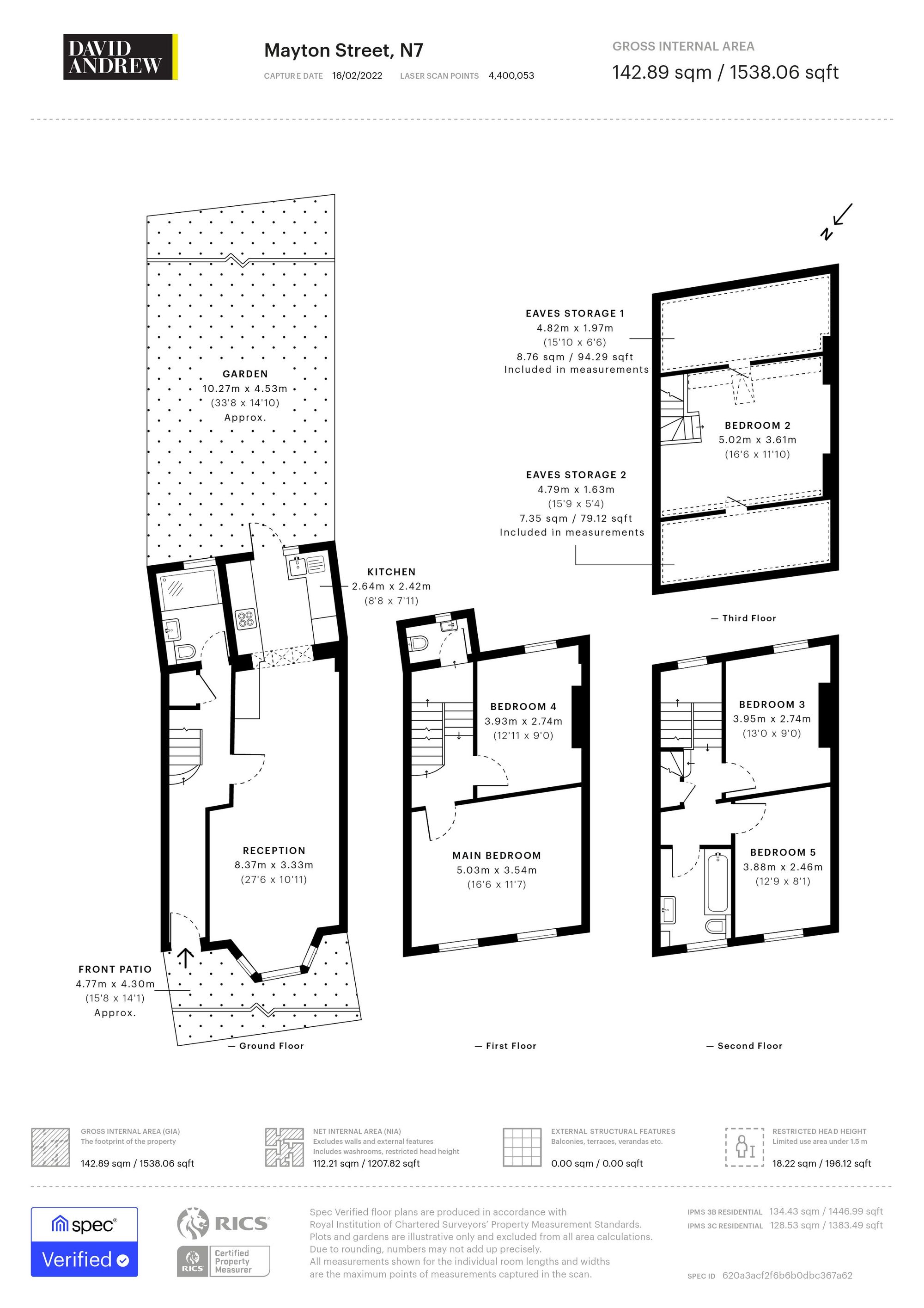 9 Mayton Street, London floorplan