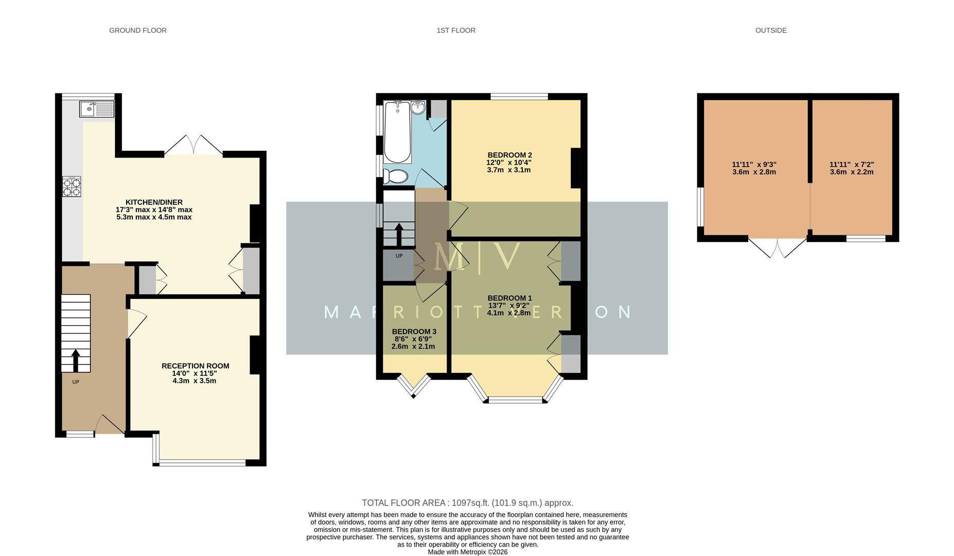 109, Valley Road, Kenley floorplan