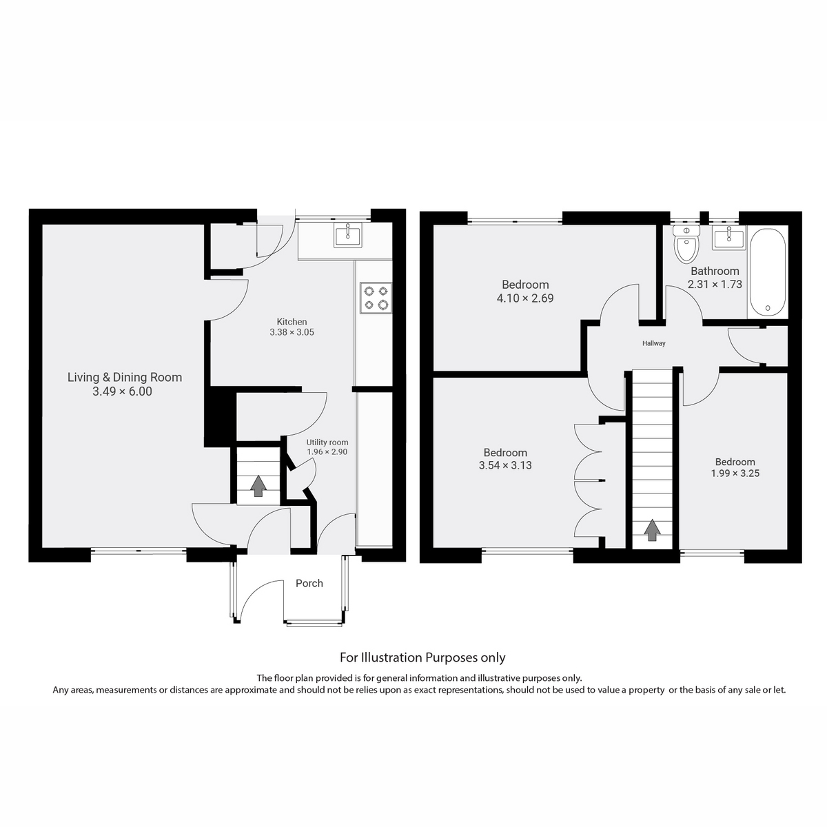 59, Queens Road, Chepstow floorplan