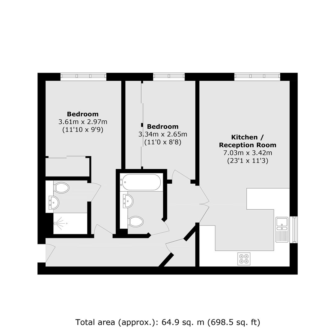 21, Retreat Way, Chigwell floorplan