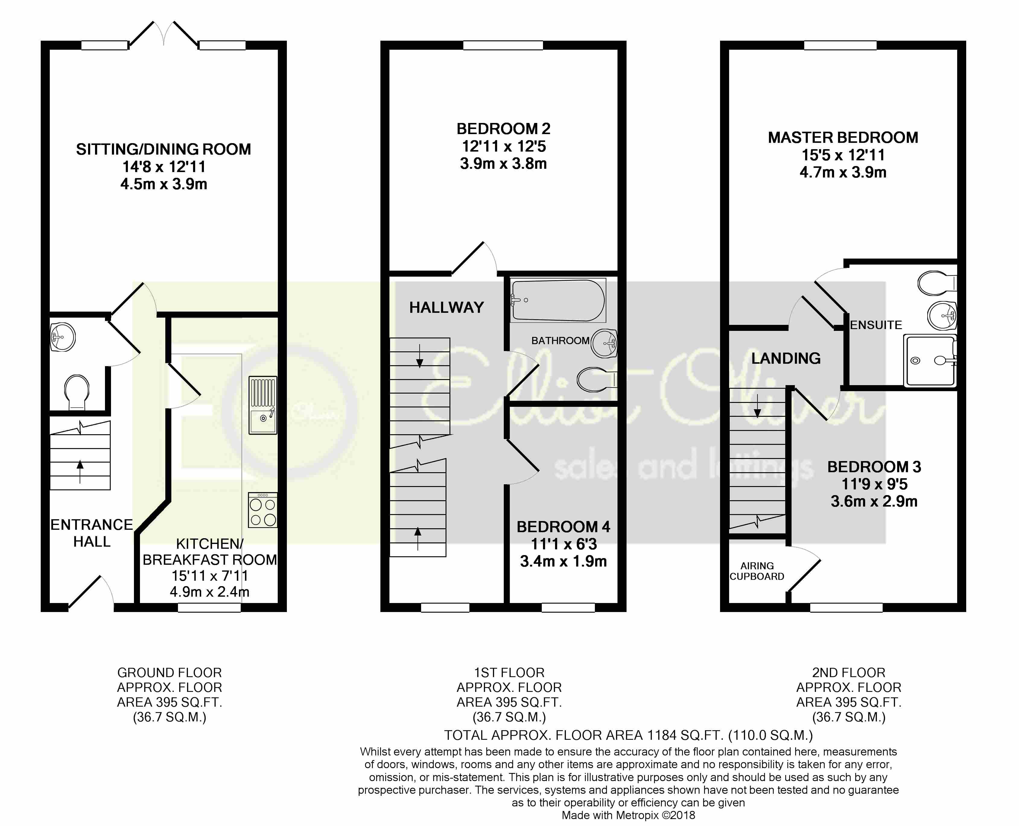 4 Bedrooms Terraced house for sale in Alvington Drive, Cheltenham GL52