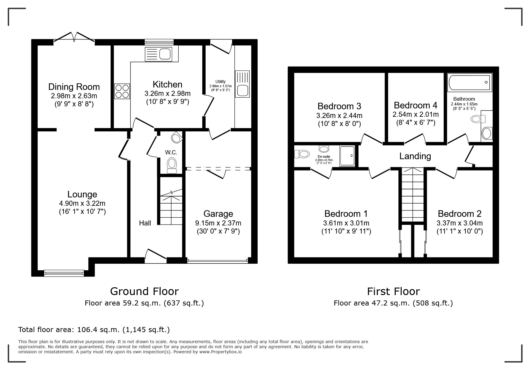1, Mill Dene View, Jarrow floorplan