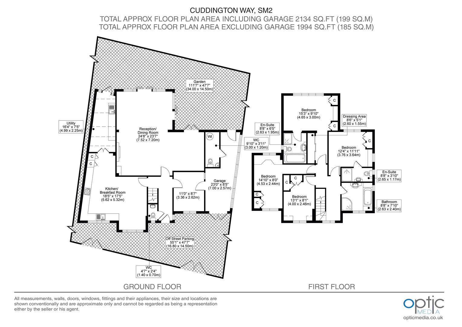 Fordwater, Cuddington Way, South Cheam floorplan