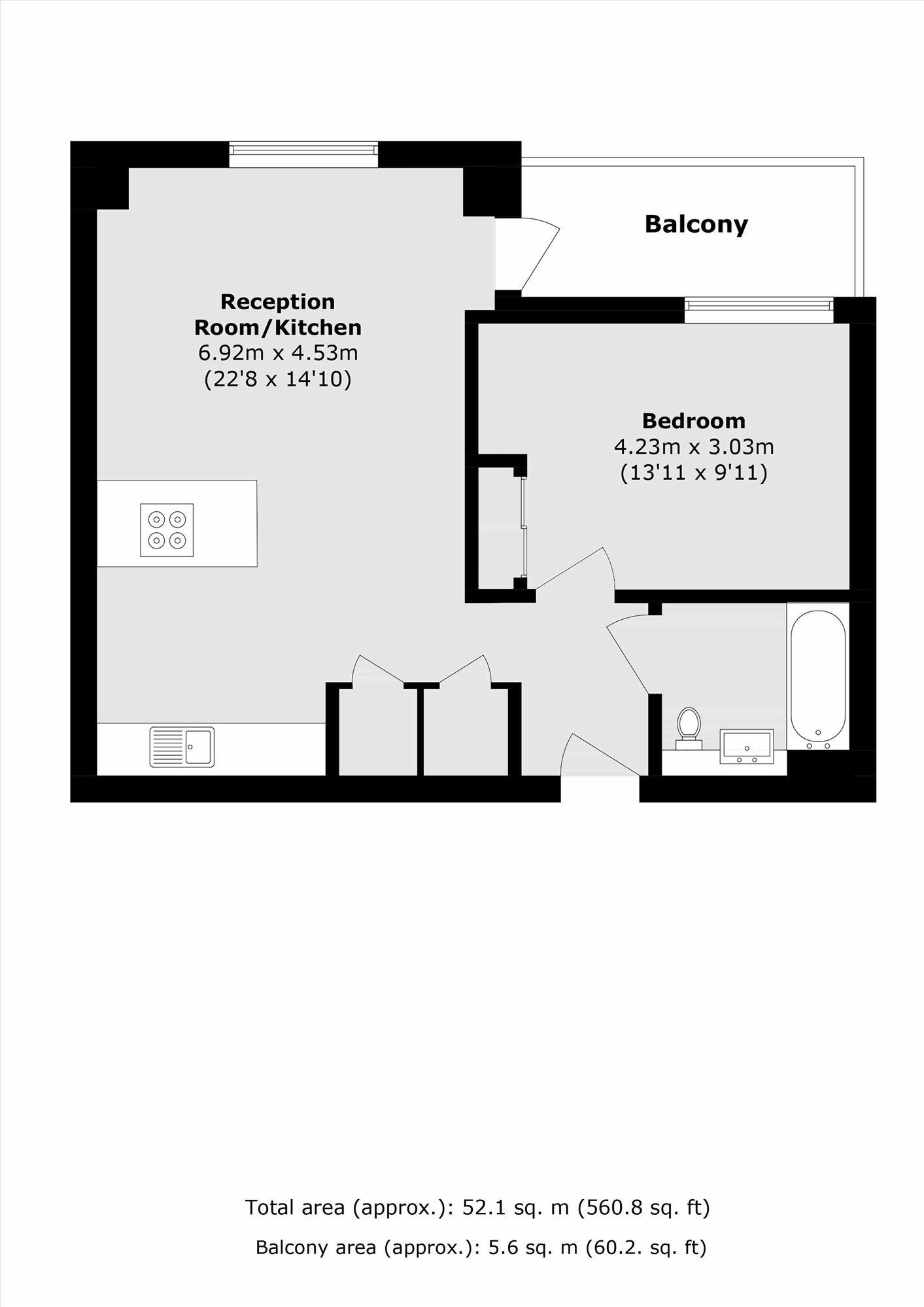51 Chancellor House, 395, Rotherhithe New Road, London floorplan