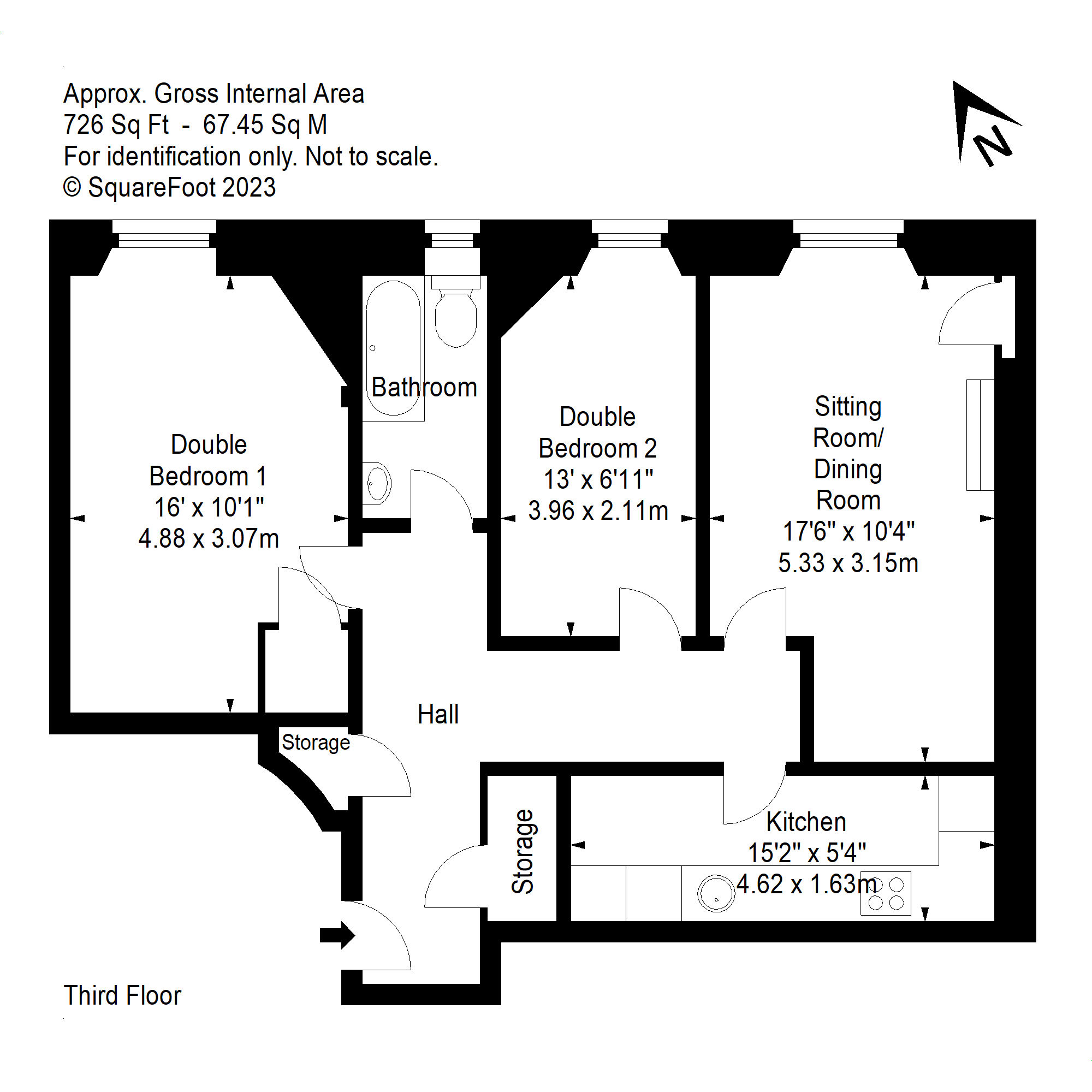 48/9 Rodney Street, Canonmills, Edinburgh EH7, 2 bedroom flat for sale