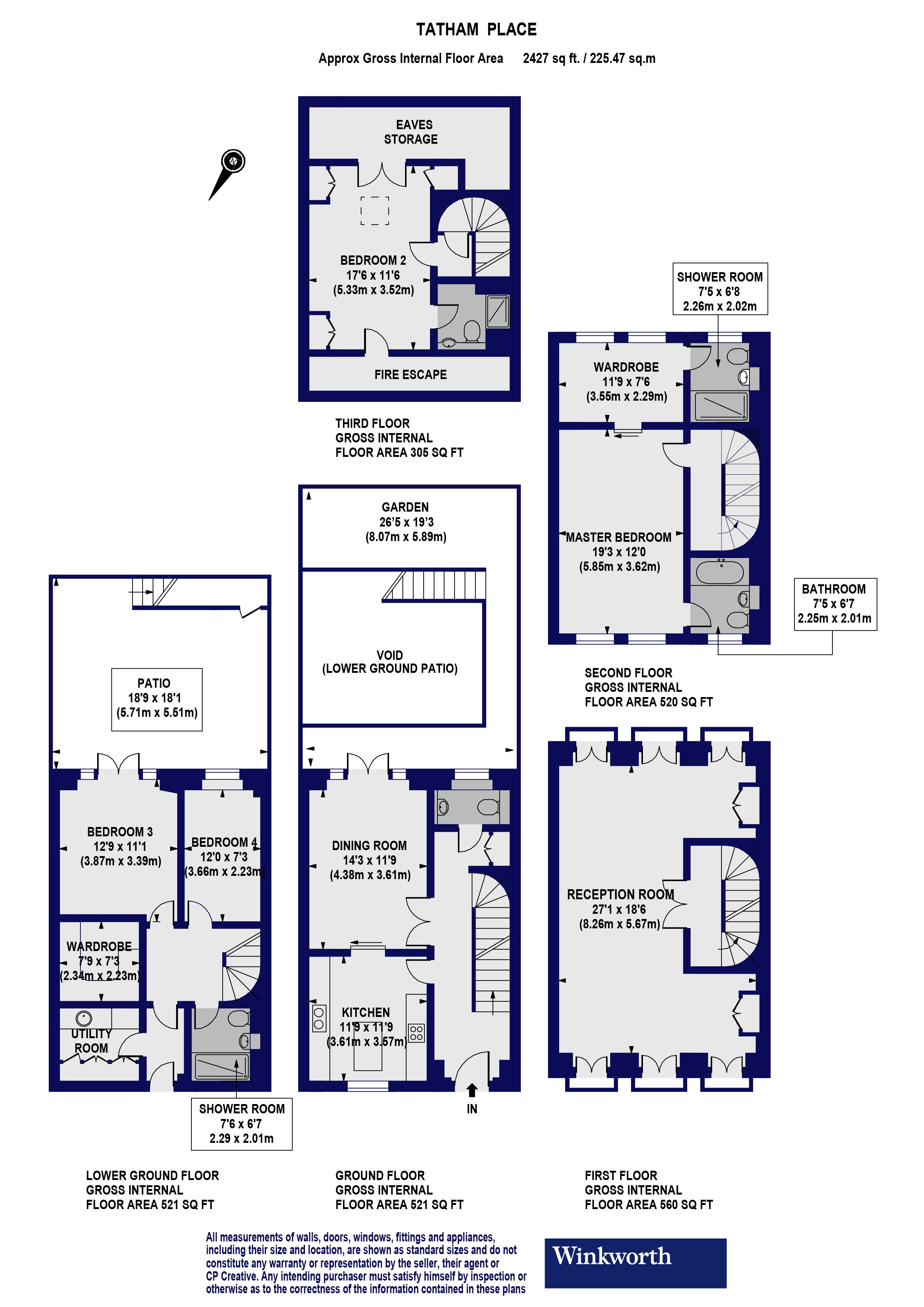 Acacia Road, London floorplan