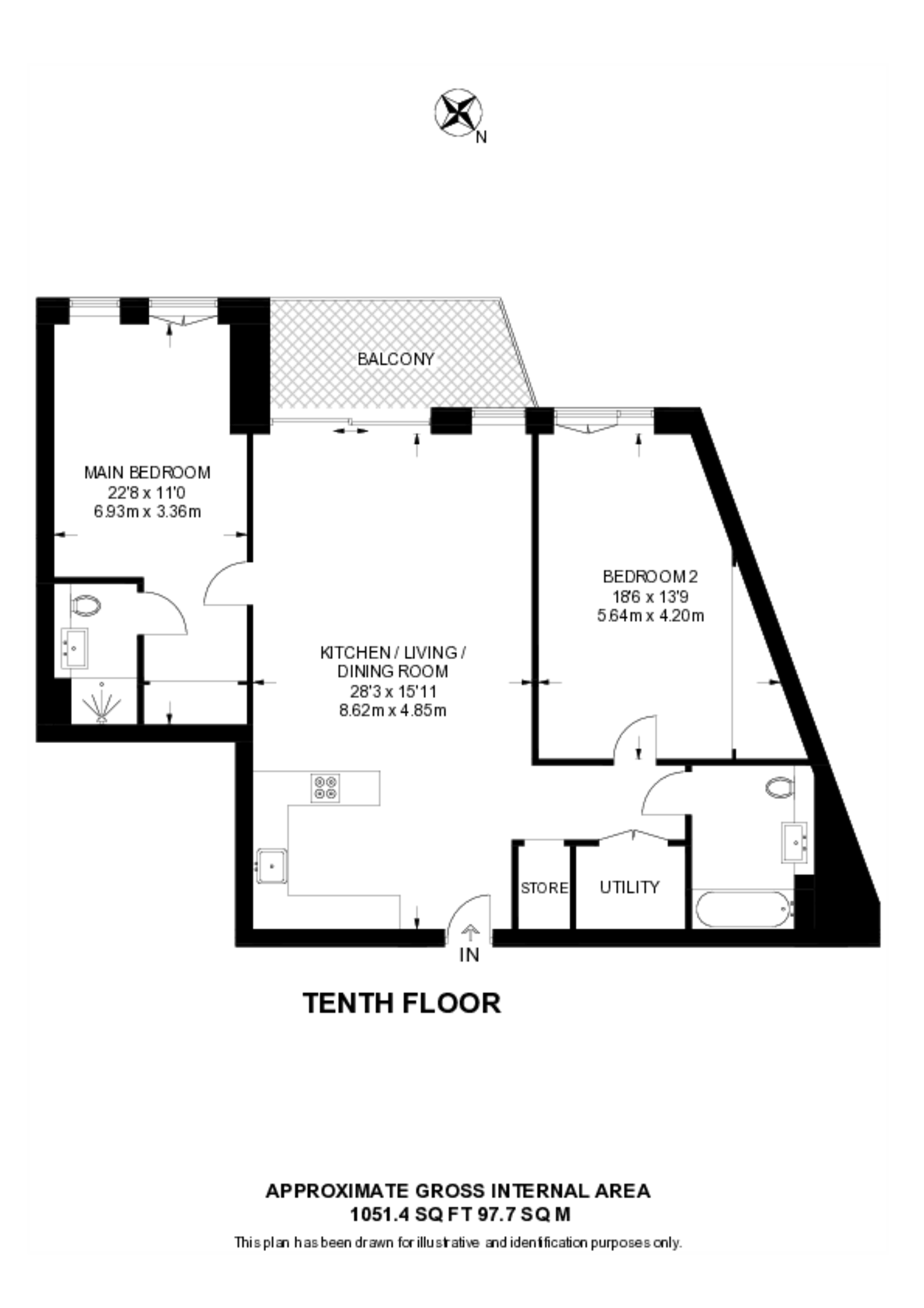 Mount Pleasant, Holborn floorplan