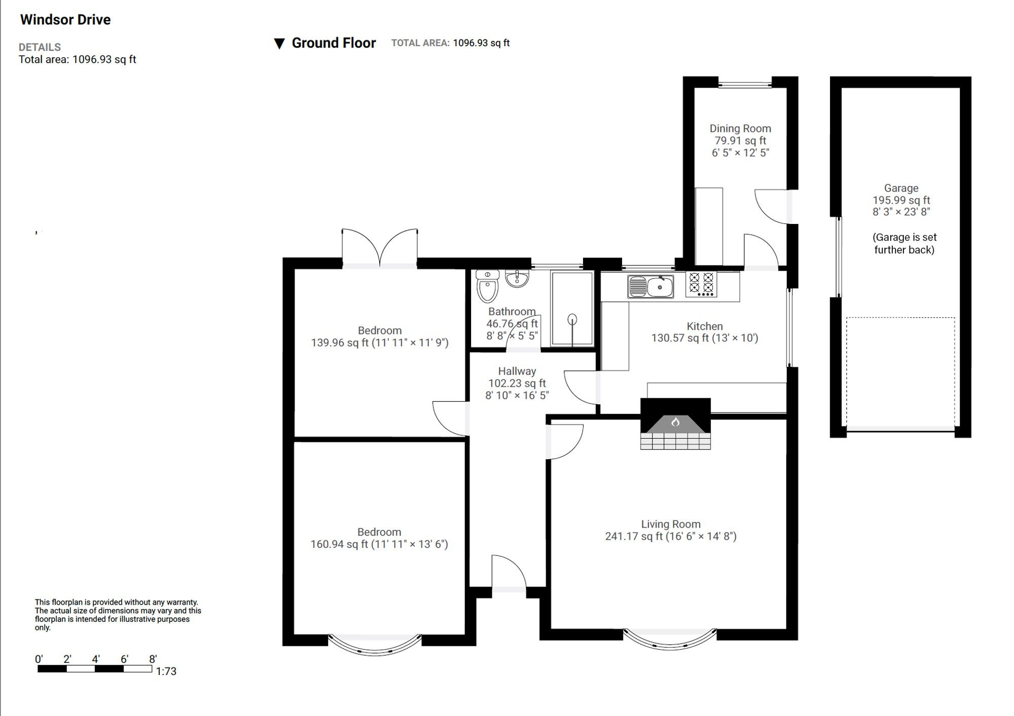 66 Windsor Drive, Chesterfield floorplan