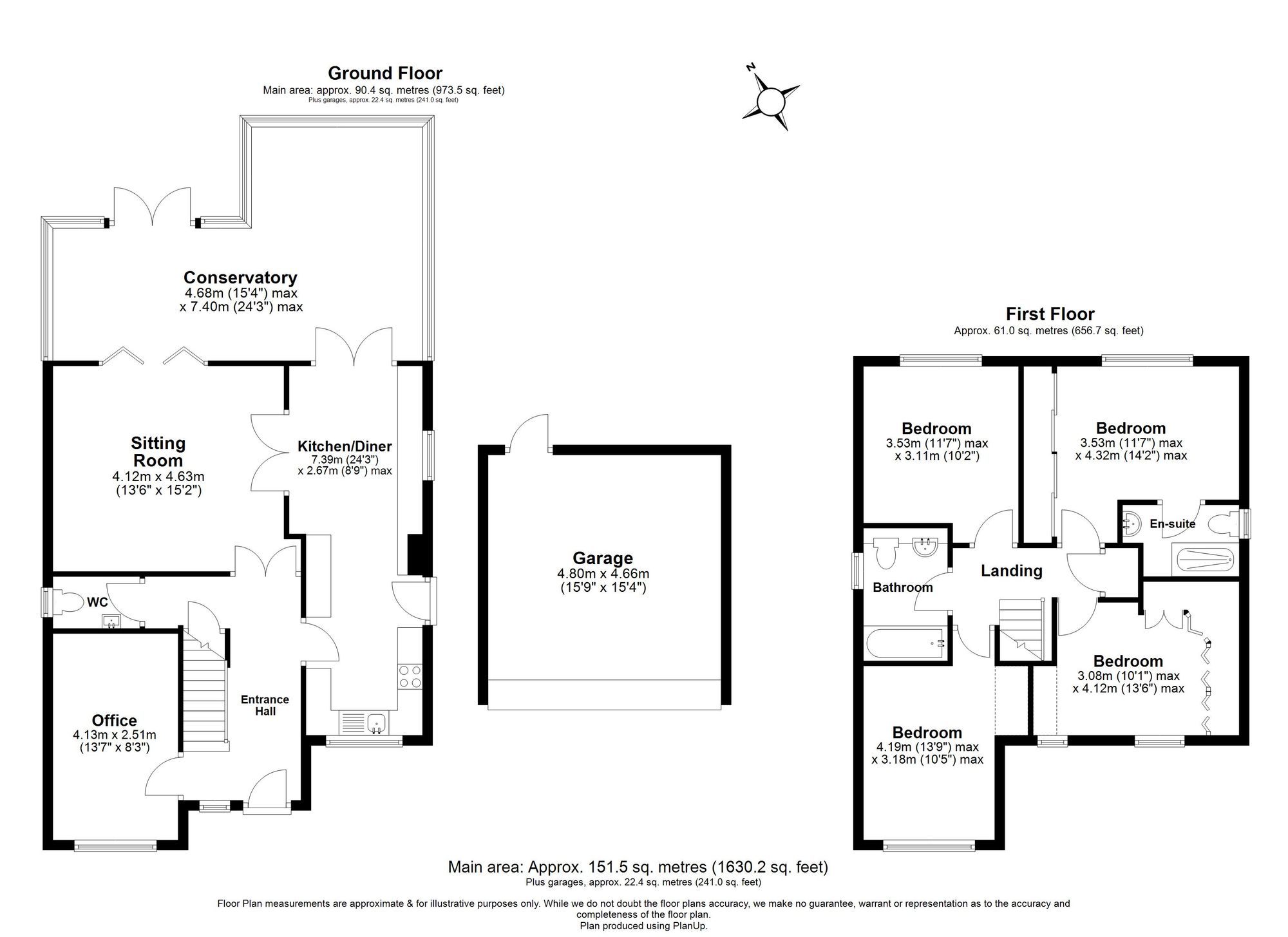 3 Wedgewood Road, Hitchin floorplan