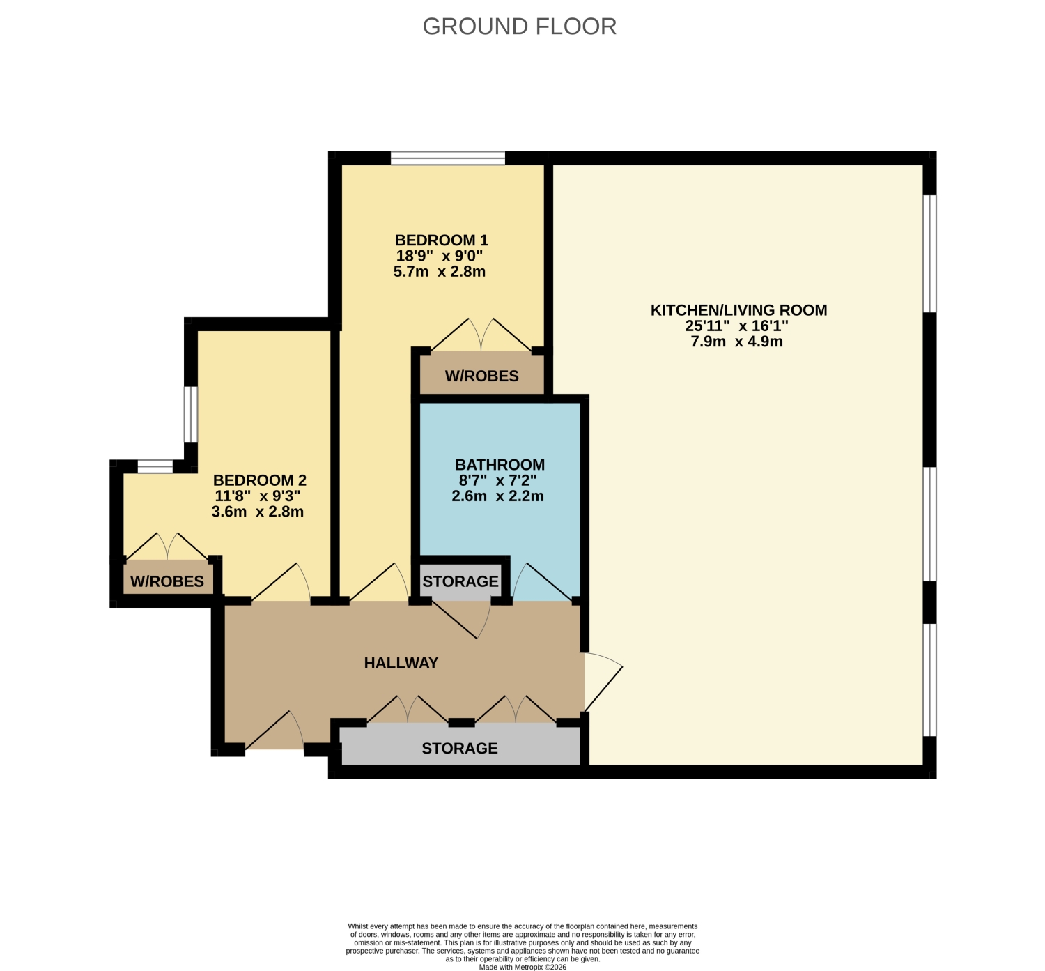 Flat 1, 2-4 Arthur Street, Wellingborough floorplan