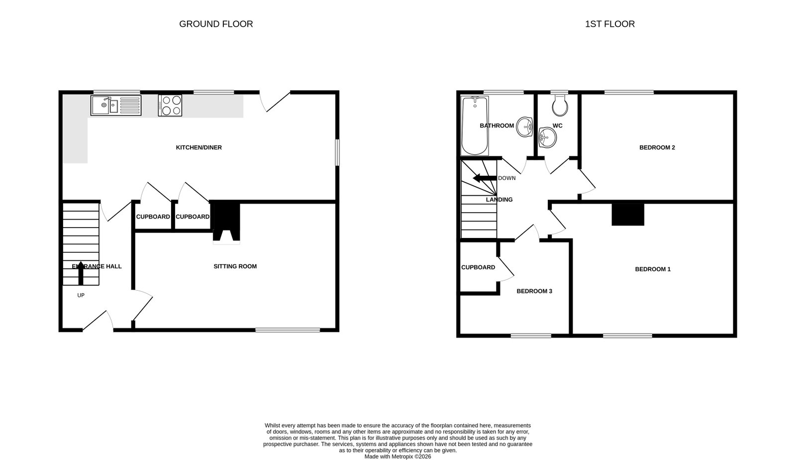 3, Belfield Road, Paignton floorplan