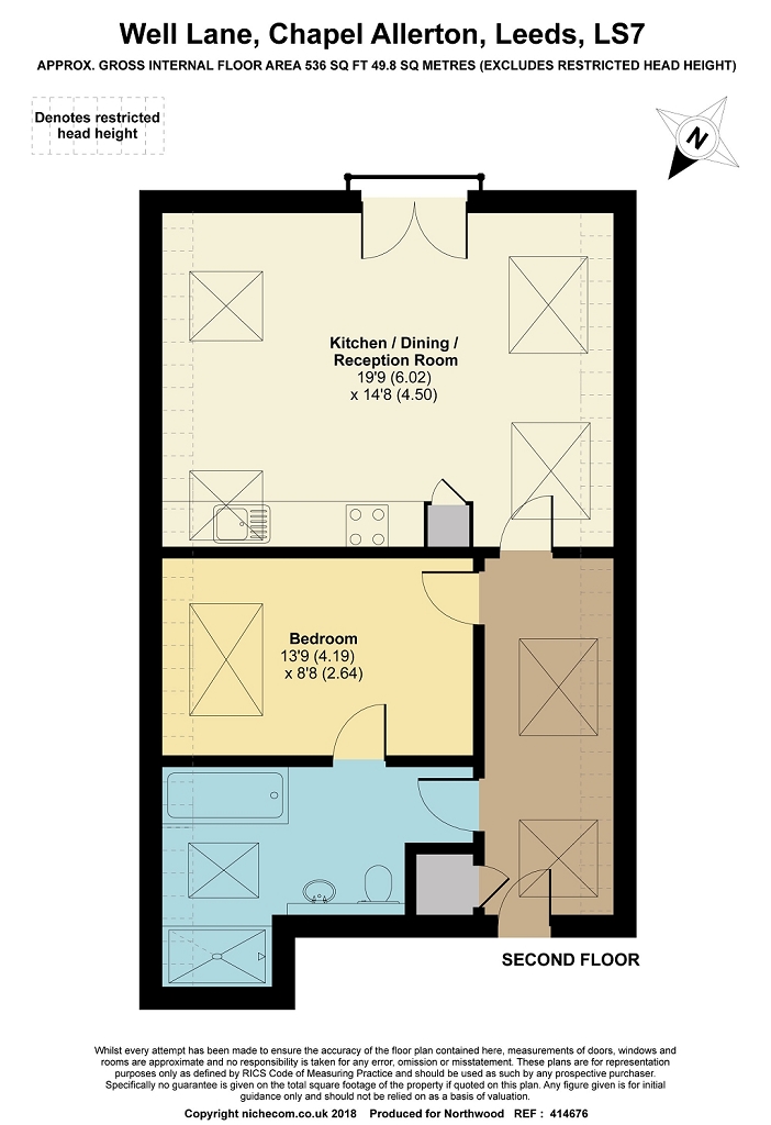 1 Bedrooms Flat for sale in Chapel Place, 2 Well Lane, Leeds LS7