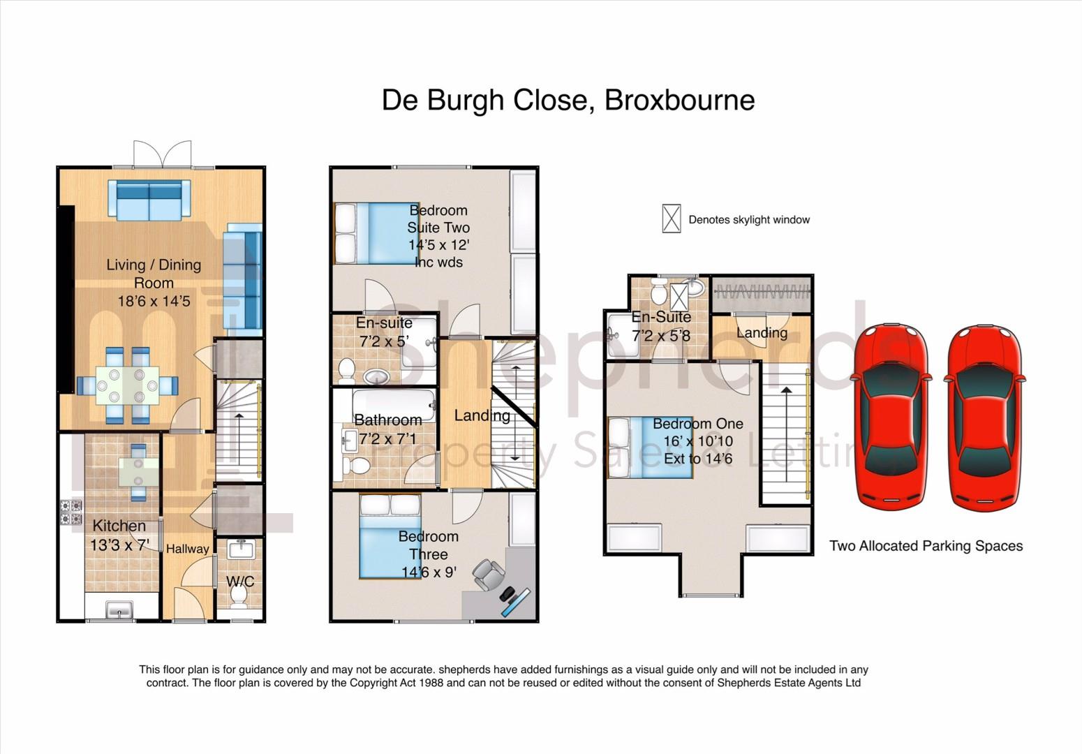 9, De Burgh Close, Broxbourne floorplan