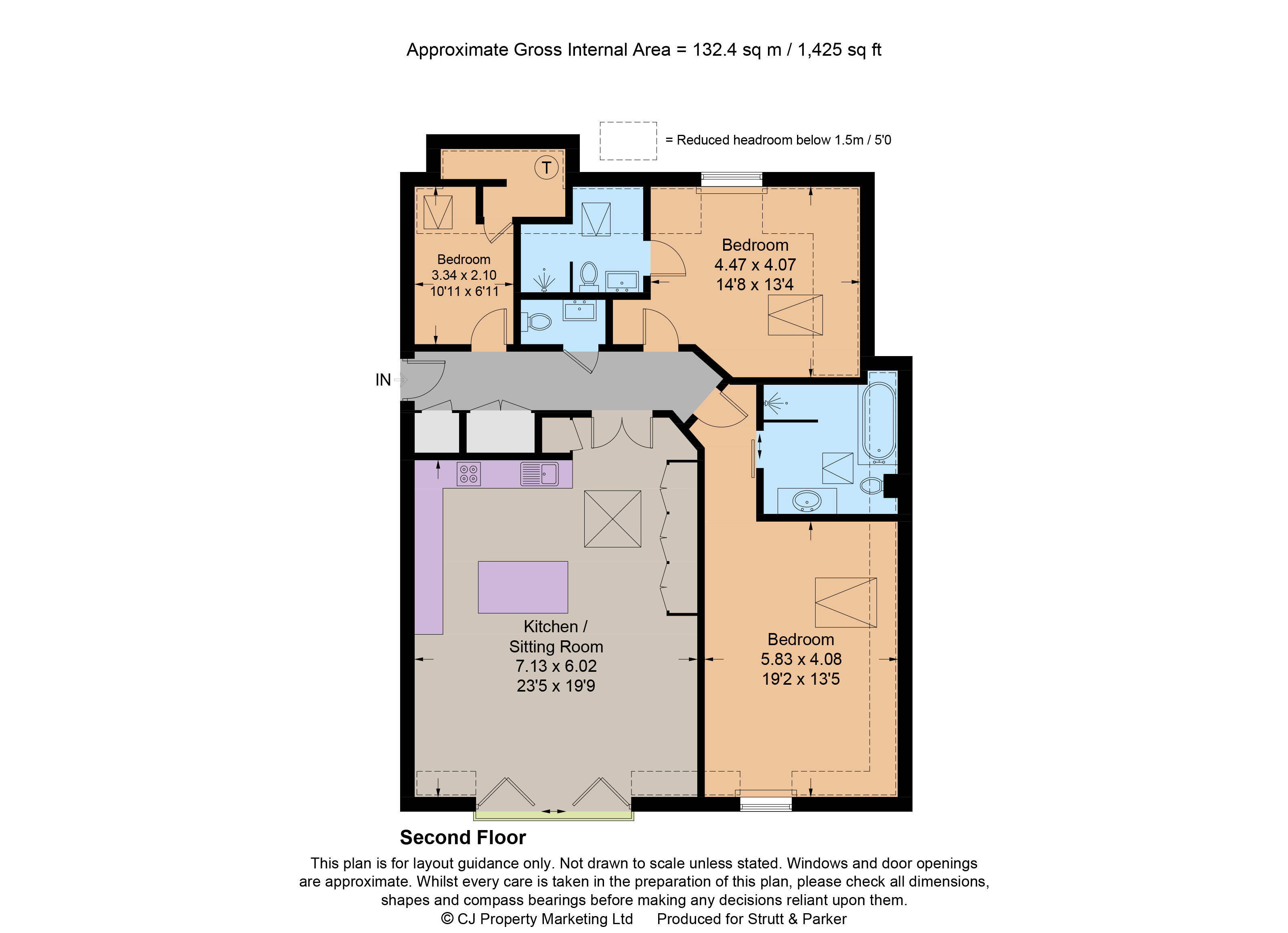 Apartment 6, Highveld,, Coronation Road, Berkshire floorplan