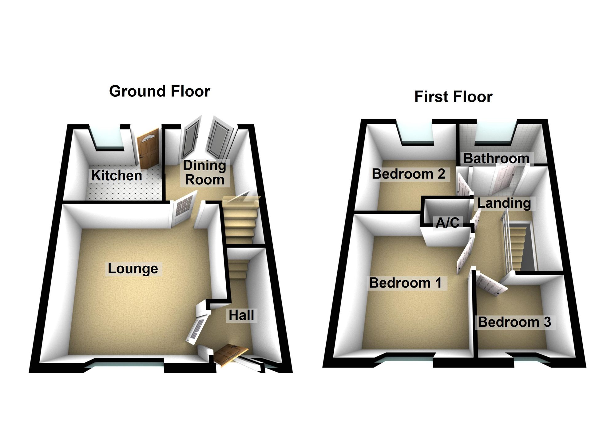 3 Bragdu, Bridgend floorplan