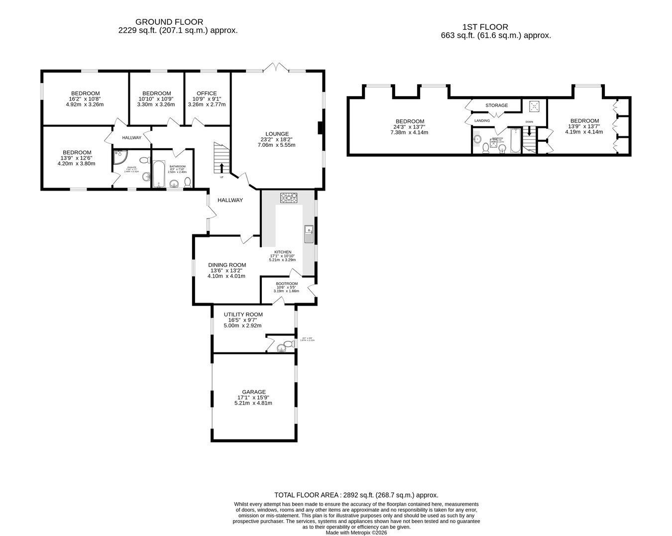Bwthyn Gerrig, Haverfordwest floorplan