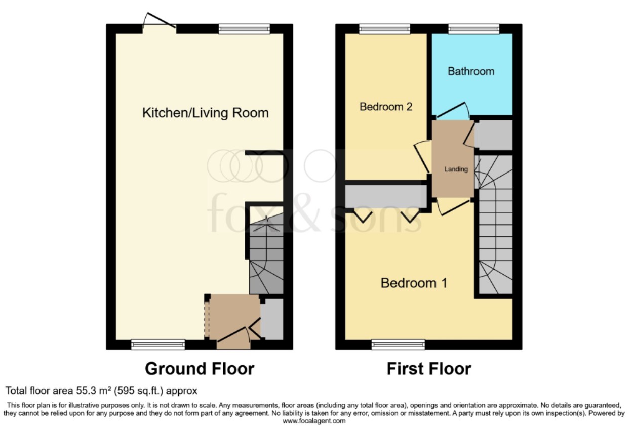 The Cricketers, Axminster floorplan