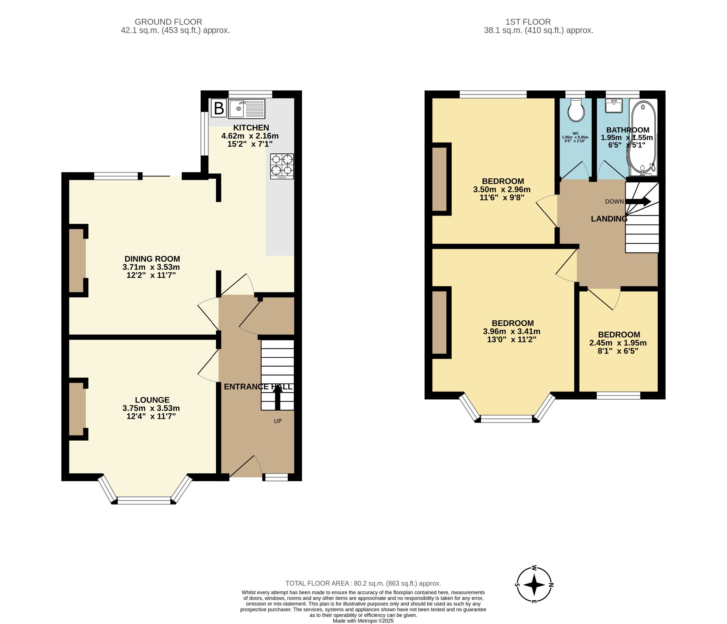 7 Batson Gardens, Paignton floorplan