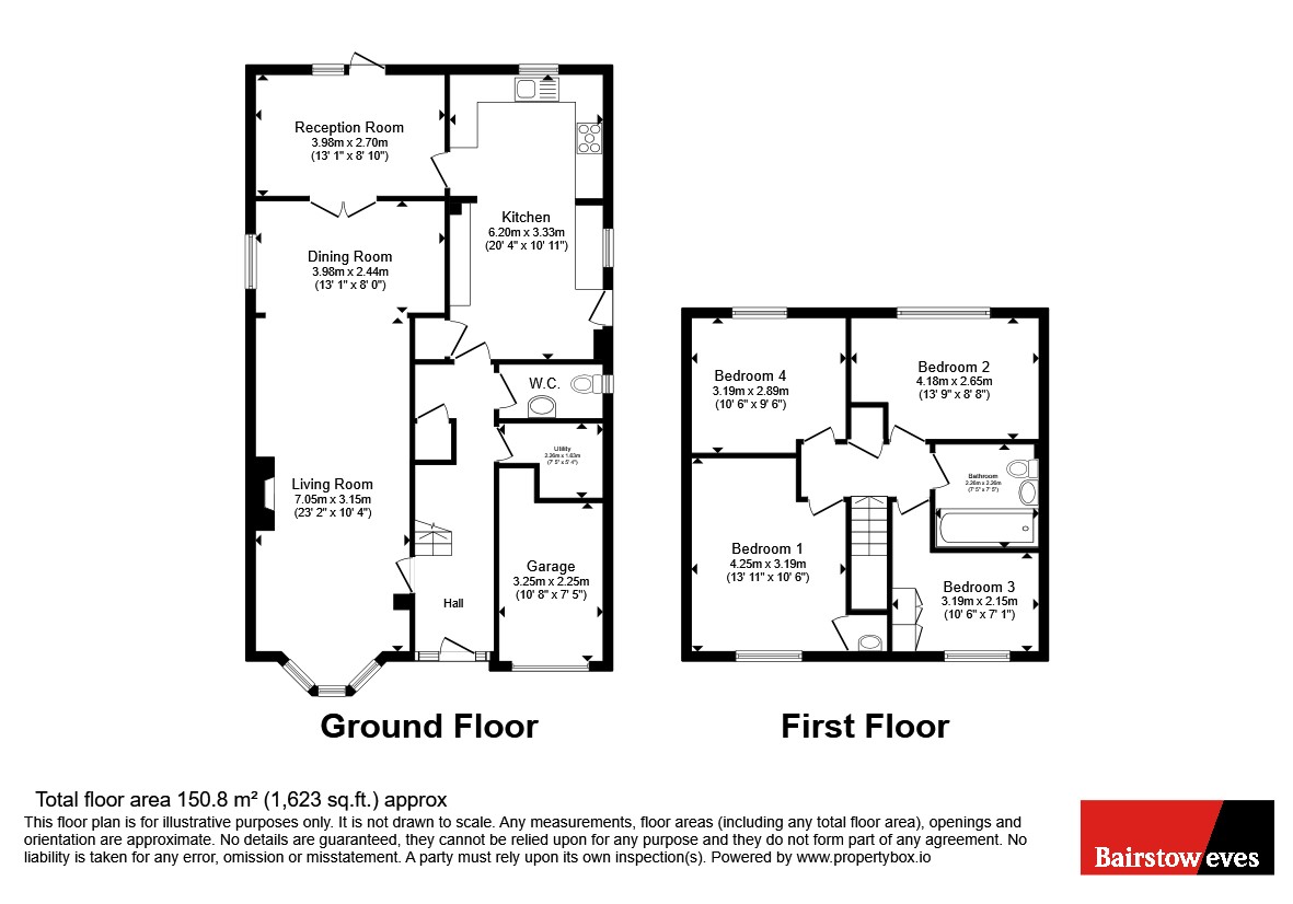 17, Tame Close, Nottingham floorplan