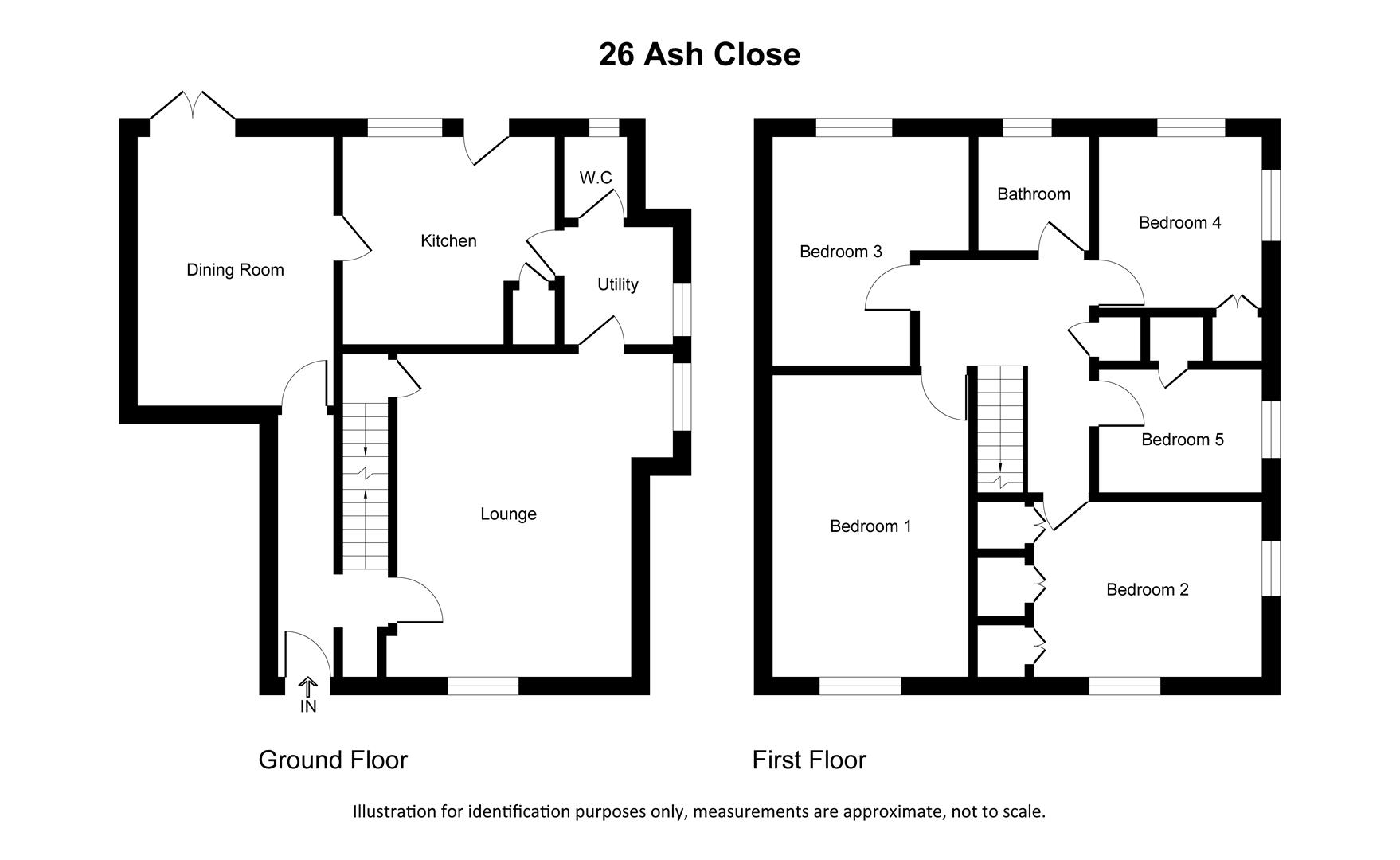 26, Ash Close, Gloucestershire floorplan